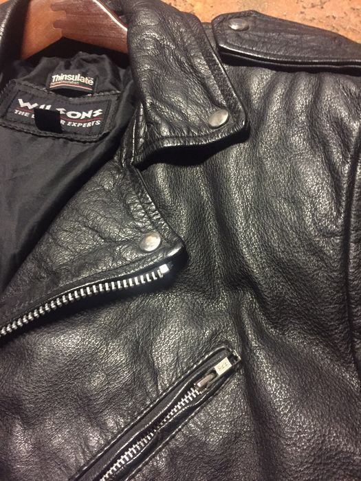 Wilsons Leather Leather Biker Jacket | Grailed