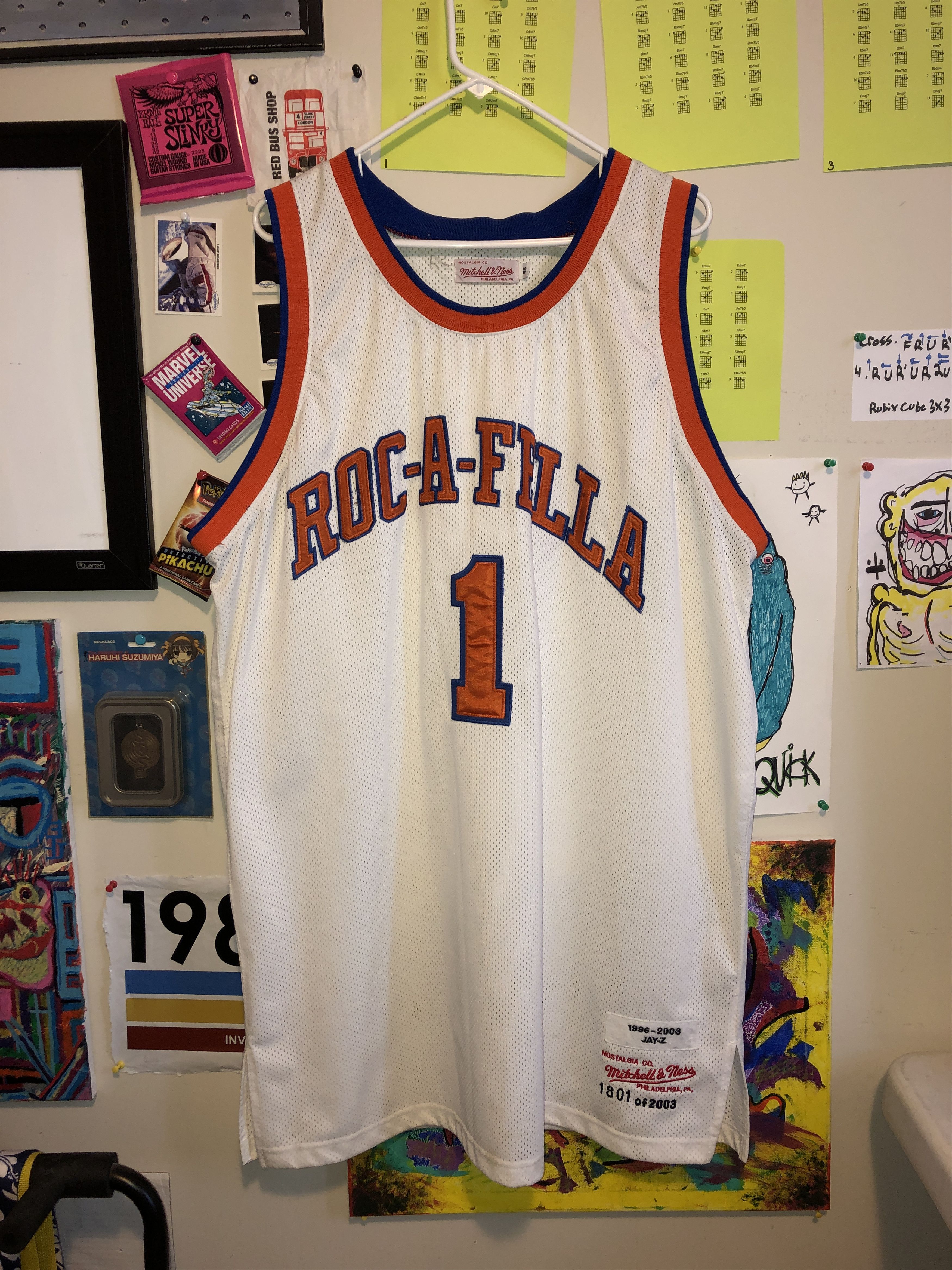 VTG JAY-Z S.CARTER ROC-A-FELLA 1996-2003 MITCHELL & NESS