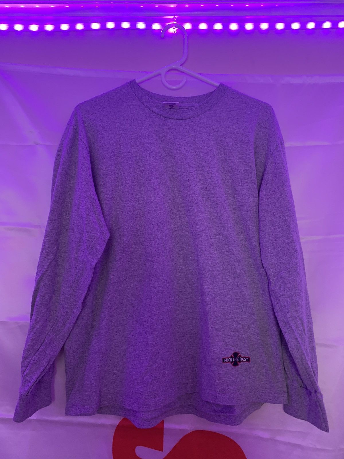 トップス Supreme independent L/S Tee Supreme Independent Fuck The Rest L S Tee (FW17) - $58