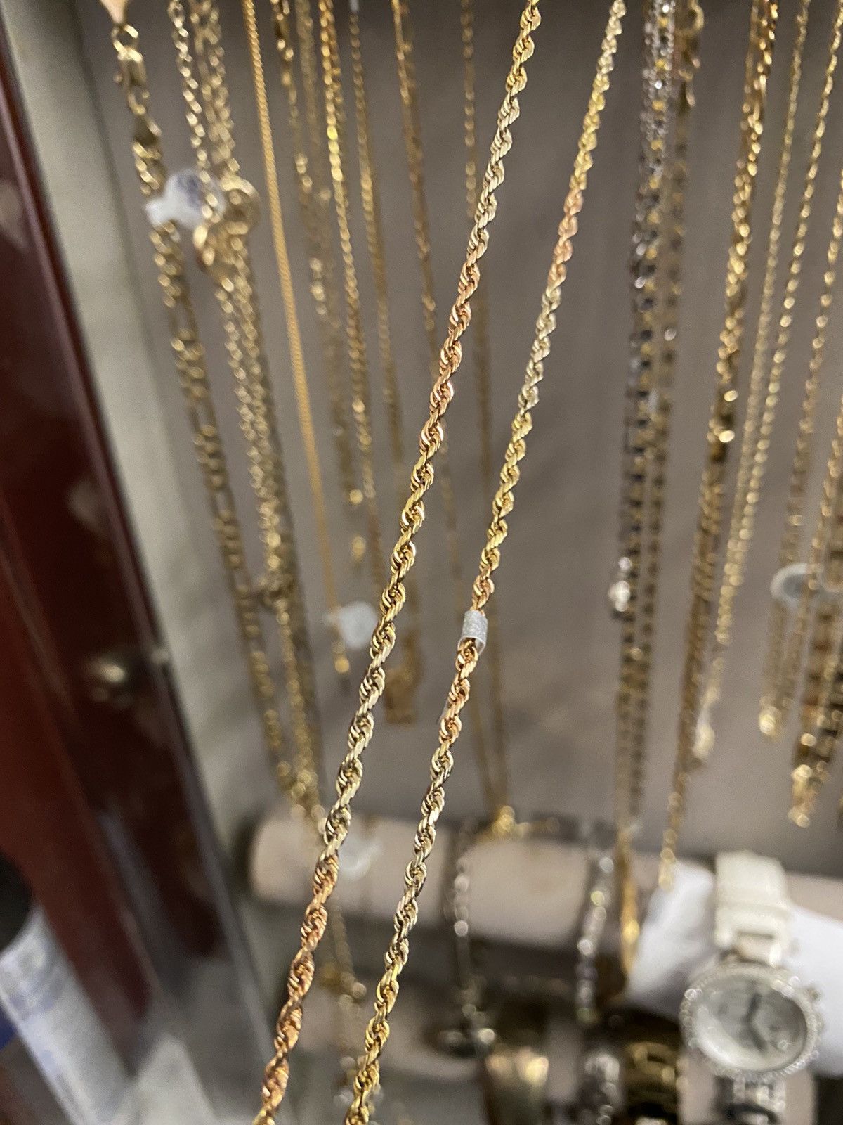 Gold 14k Tri-tone rope chain Size ONE SIZE - 1 Preview
