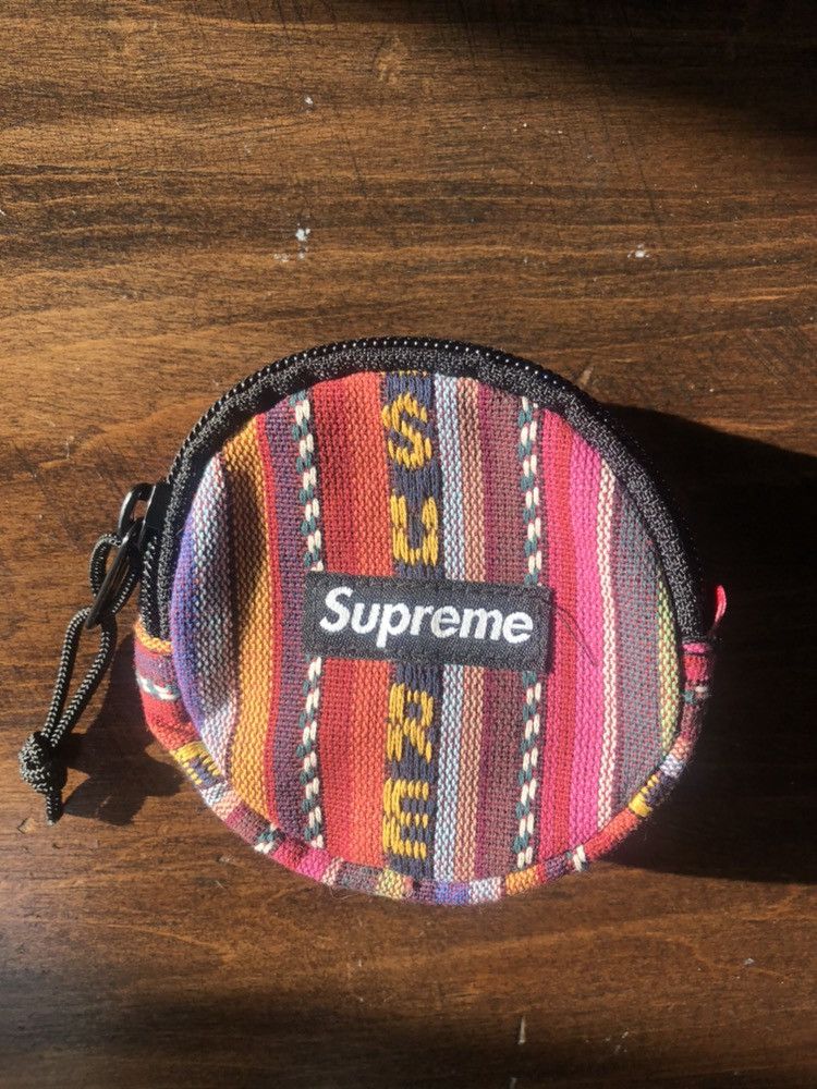 Supreme SUPREME WOVEN COIN POUCH SS20 MULTICOLOR | Grailed