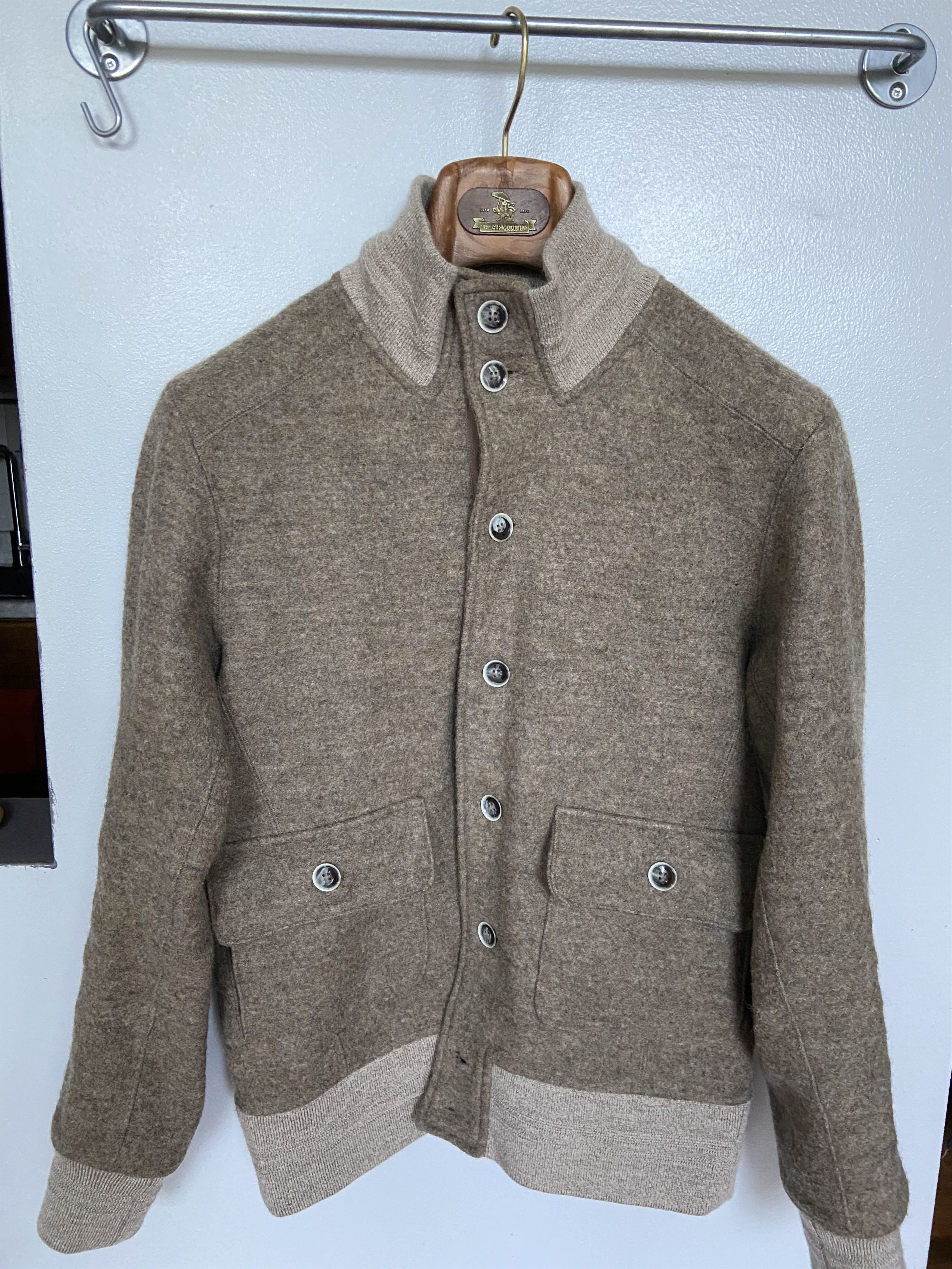 Ring Jacket Ring Jacket x The Armoury Wool A1 Blouson Bomber Jacket