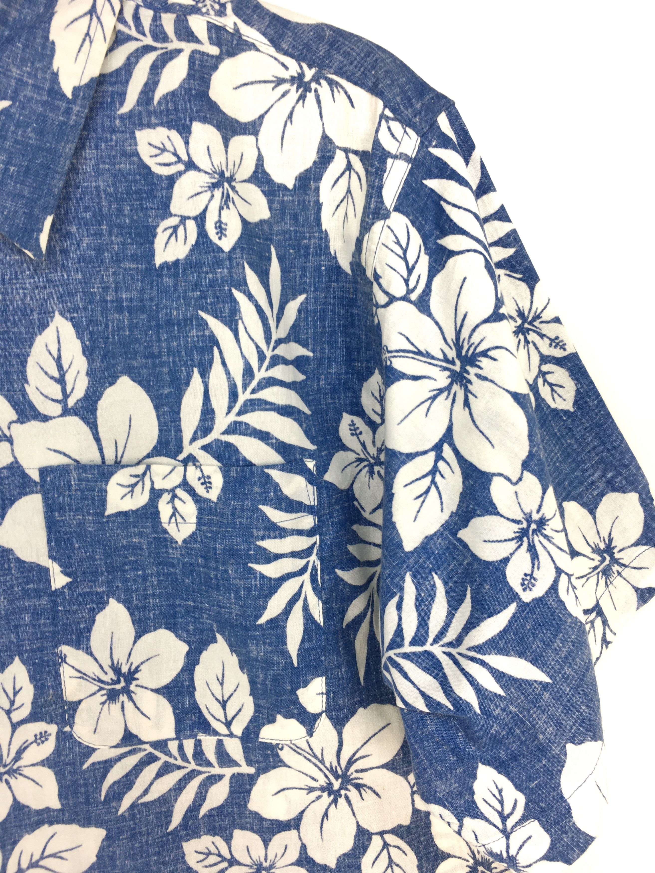 Vintage Vintage ROLLER GEAR Reverse Print Floral Hawaiian Shirt Size US M / EU 48-50 / 2 - 3 Thumbnail
