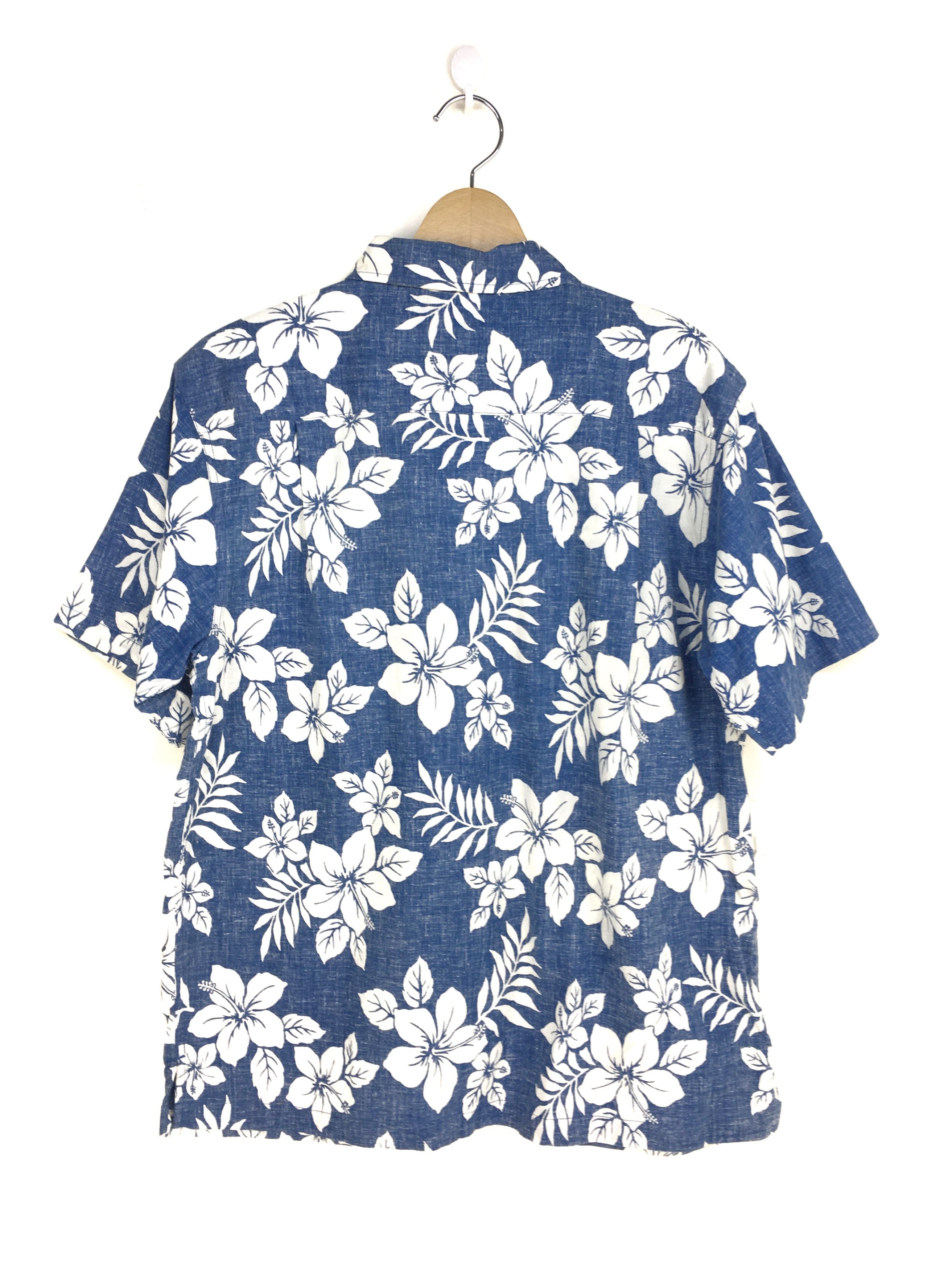 Vintage Vintage ROLLER GEAR Reverse Print Floral Hawaiian Shirt Size US M / EU 48-50 / 2 - 8 Thumbnail