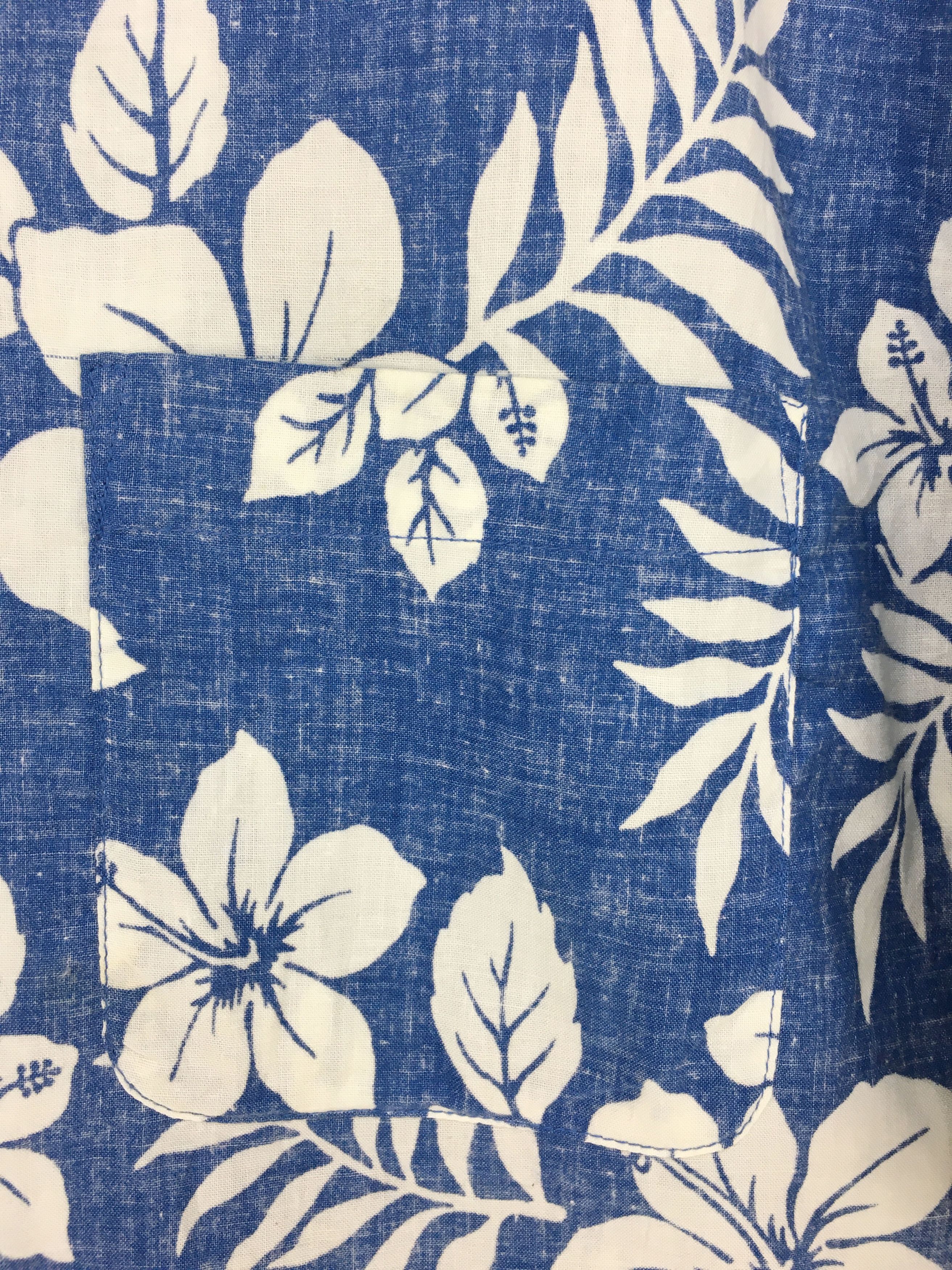 Vintage Vintage ROLLER GEAR Reverse Print Floral Hawaiian Shirt Size US M / EU 48-50 / 2 - 6 Thumbnail