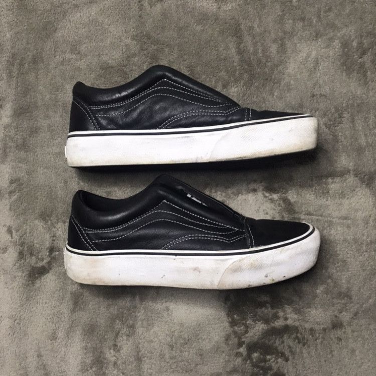 Karl Lagerfeld Vans Karl Lagerfeld x Old Skool Laceless Platform Grailed