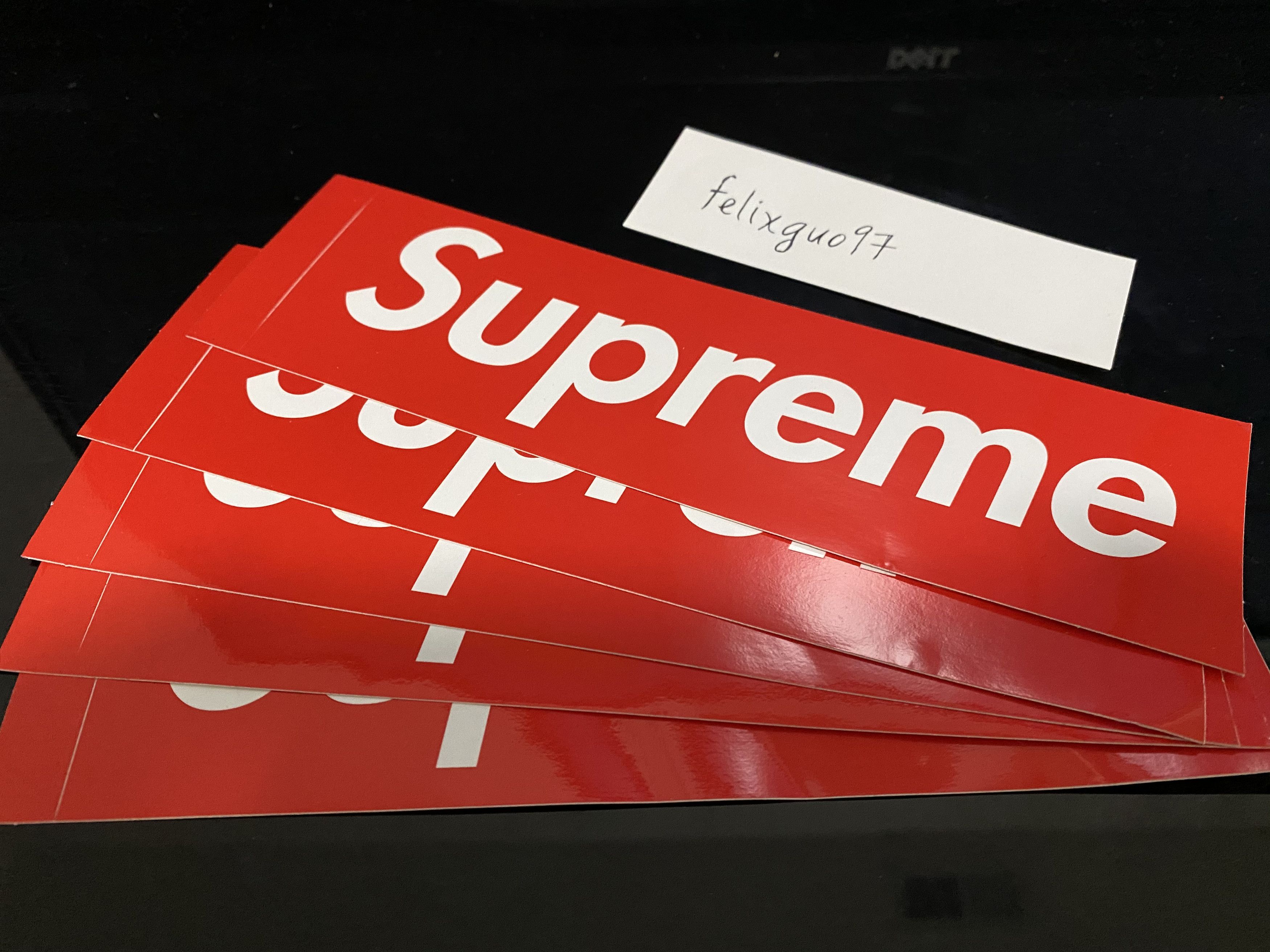 Supreme Box Logo Sticker, Pack Of 5 Grailed
