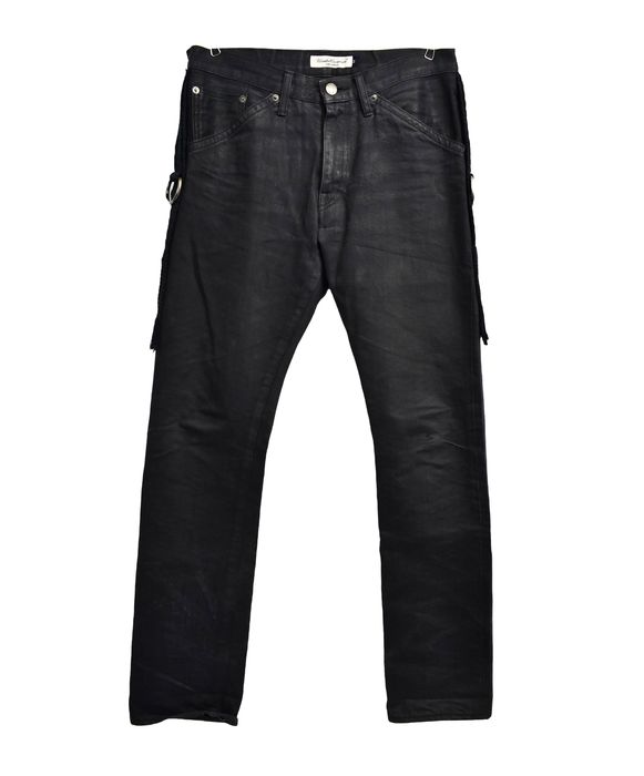 Undercover UNDERCOVER/Black Fringe Denim Pants/12867 - 0402 96.89