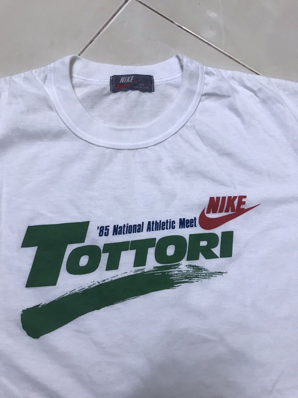 Nike × Vintage DELETE TODAY!!! VINTAGE 85s NIKE T-SHIRT Size US S / EU 44-46 / 1 - 2 Thumbnail