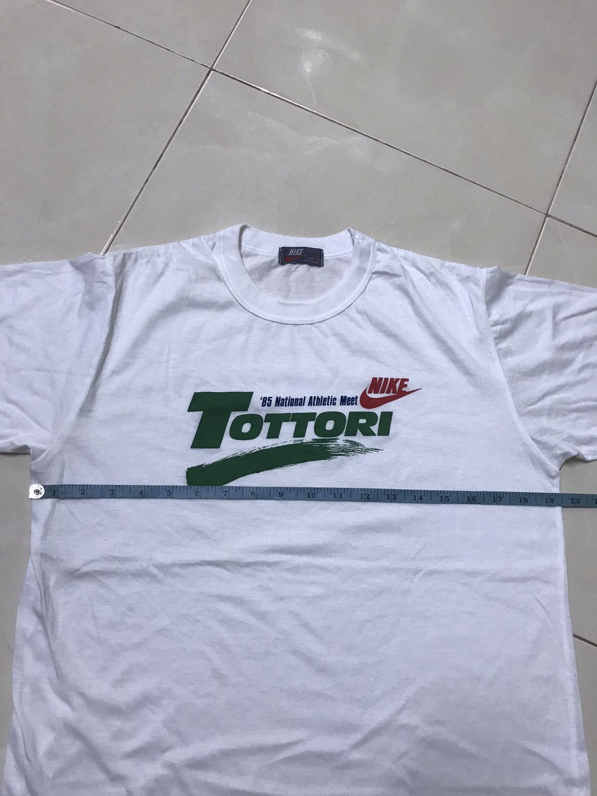 Nike × Vintage DELETE TODAY!!! VINTAGE 85s NIKE T-SHIRT Size US S / EU 44-46 / 1 - 10 Thumbnail