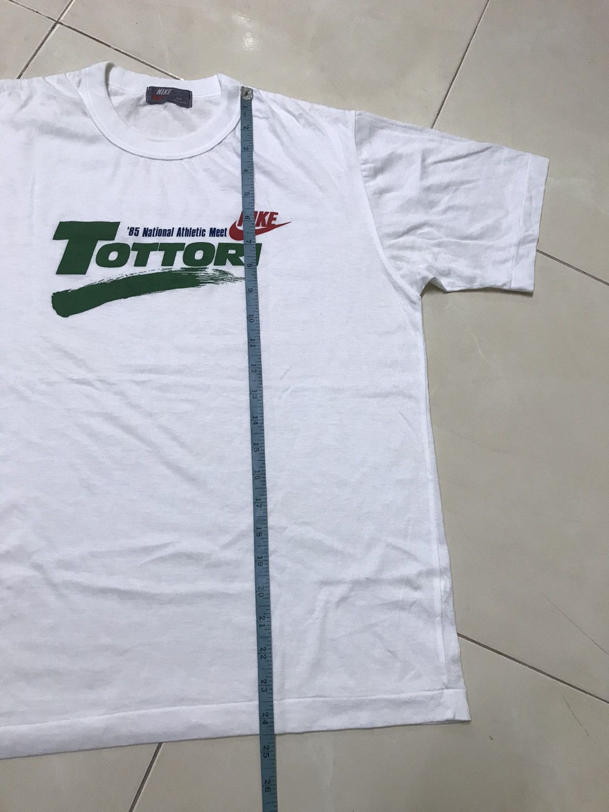 Nike × Vintage DELETE TODAY!!! VINTAGE 85s NIKE T-SHIRT Size US S / EU 44-46 / 1 - 12 Thumbnail
