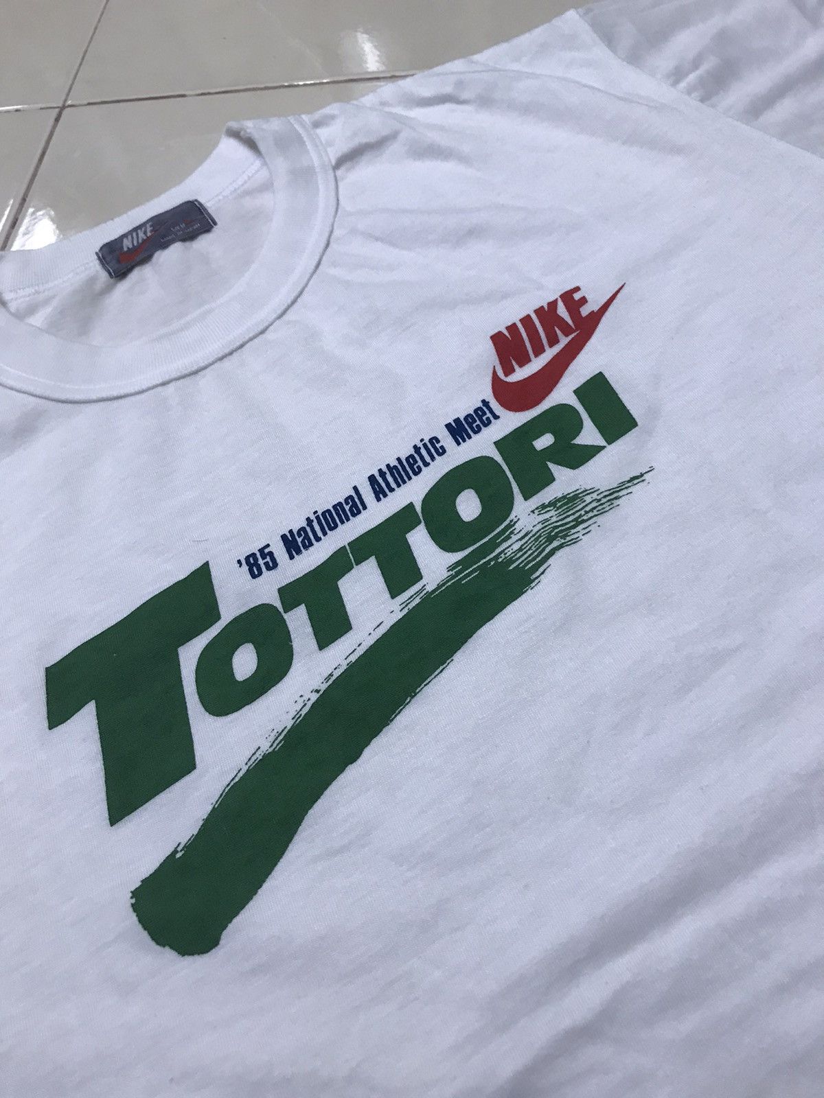 Nike × Vintage DELETE TODAY!!! VINTAGE 85s NIKE T-SHIRT Size US S / EU 44-46 / 1 - 5 Thumbnail