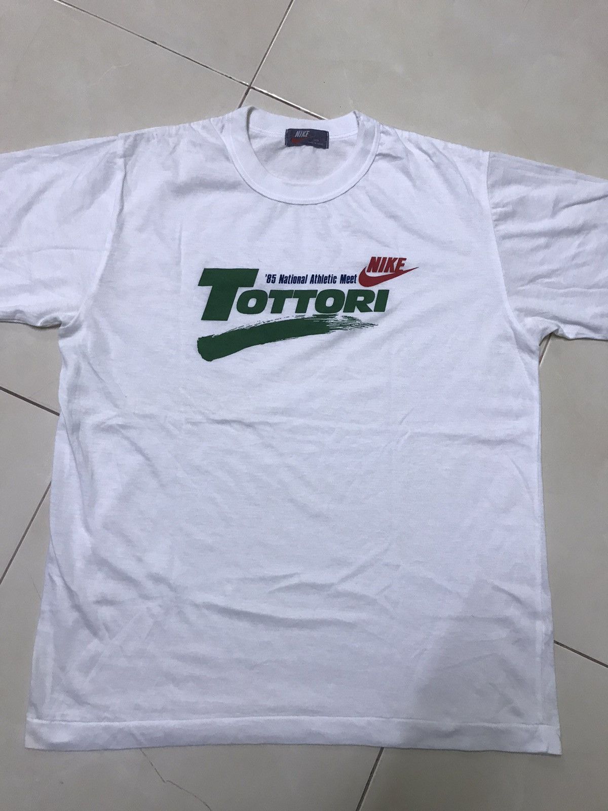 Nike × Vintage DELETE TODAY!!! VINTAGE 85s NIKE T-SHIRT Size US S / EU 44-46 / 1 - 3 Thumbnail