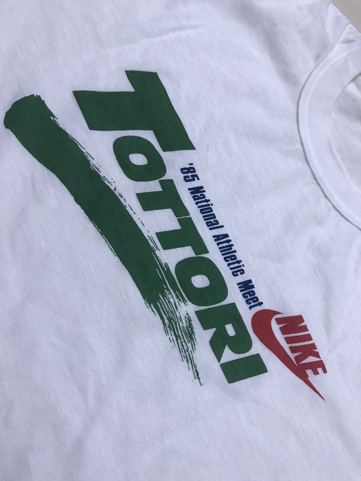 Nike × Vintage DELETE TODAY!!! VINTAGE 85s NIKE T-SHIRT Size US S / EU 44-46 / 1 - 4 Thumbnail