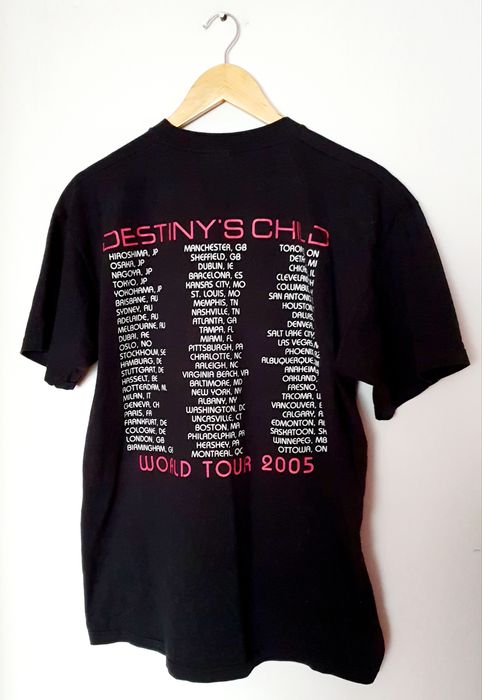 Vintage Vintage Destiny's Child World Tour 2005 T-Shirt Hip Hop 