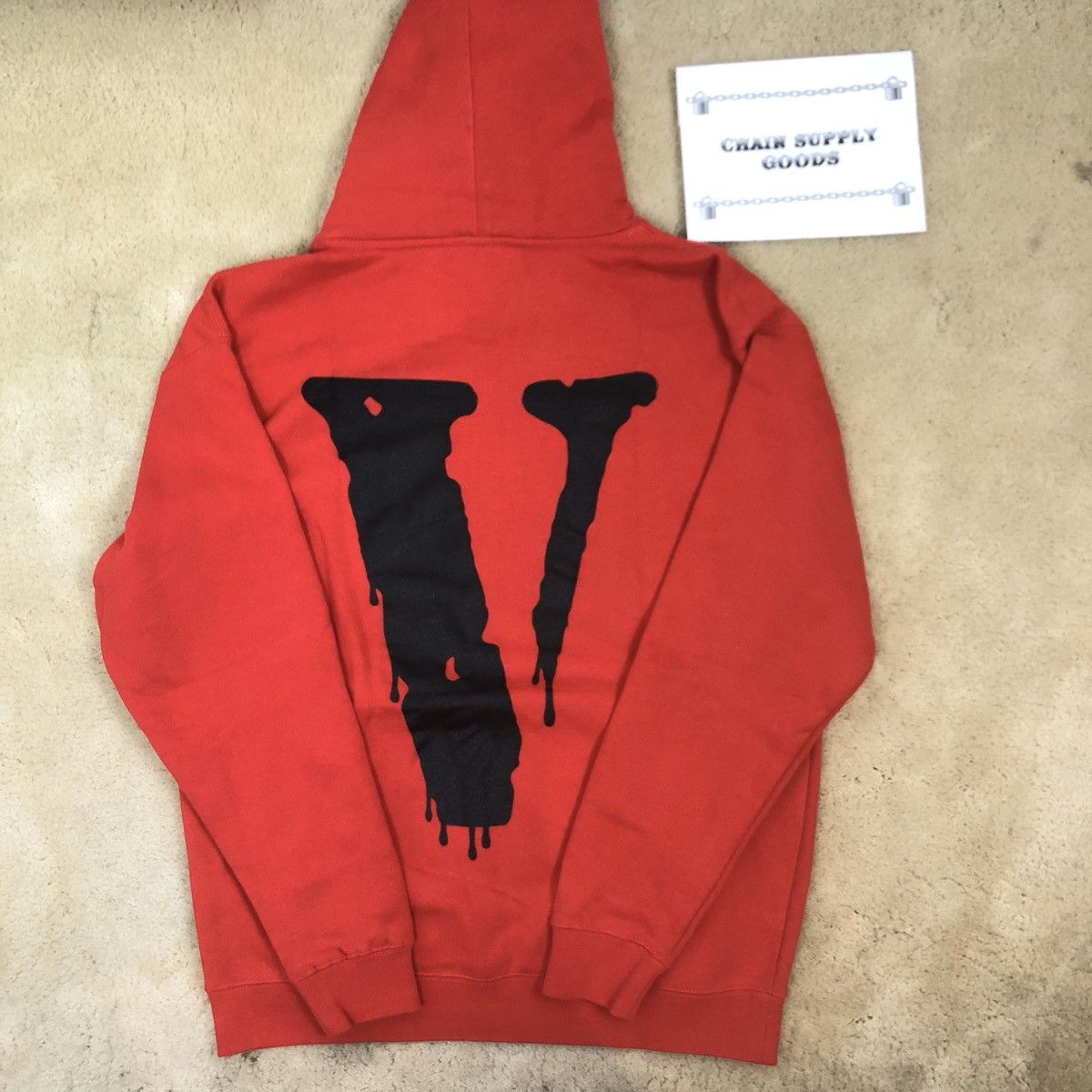 Vlone BAD Habits Red Drip Hoodie Size US S / EU 44-46 / 1 - 1 Preview