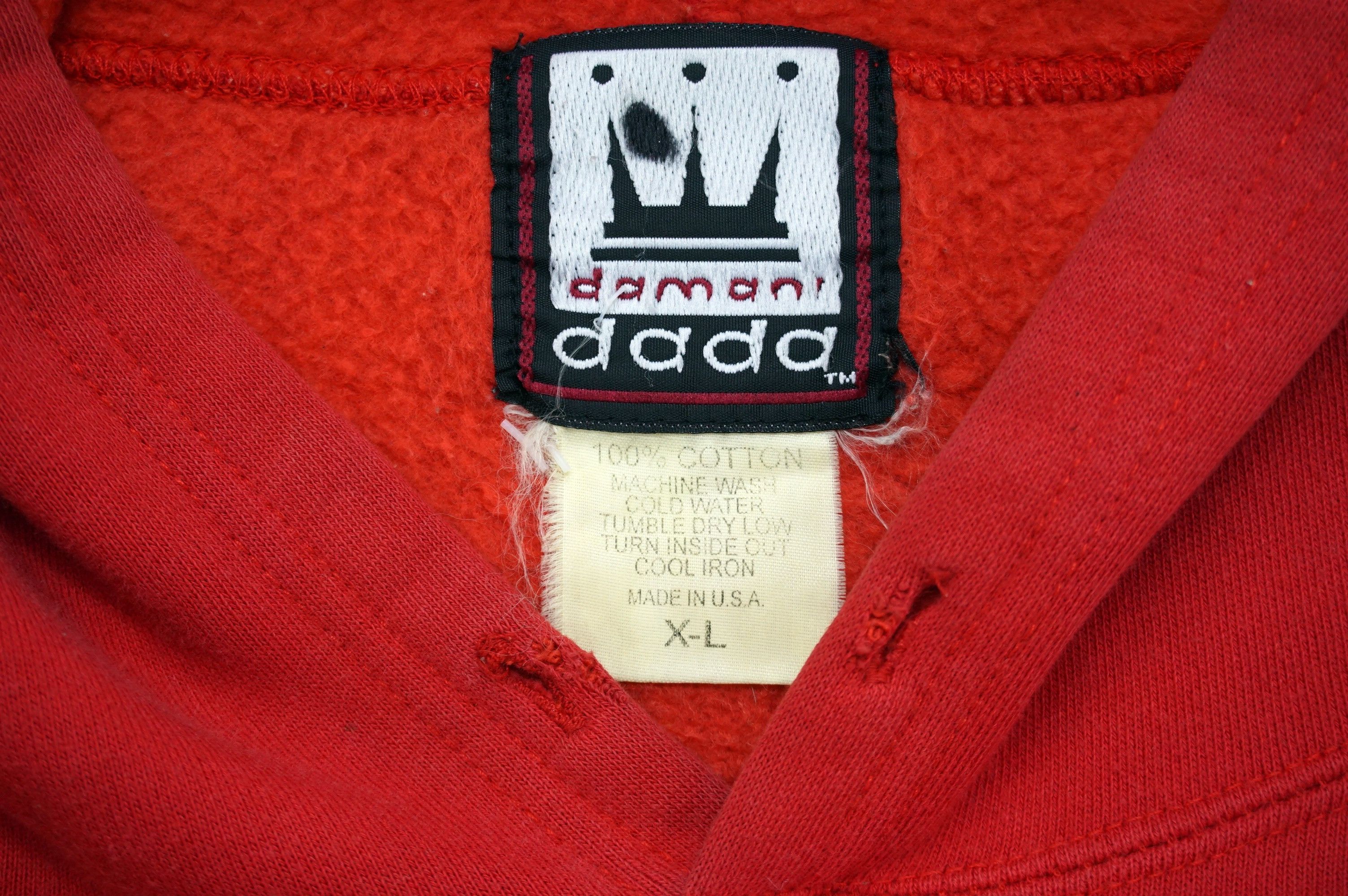 Damani Dada 90s Dada Supreme OG Hip Hop Rap Hoodie Made in USA Size US XL / EU 56 / 4 - 7 Thumbnail