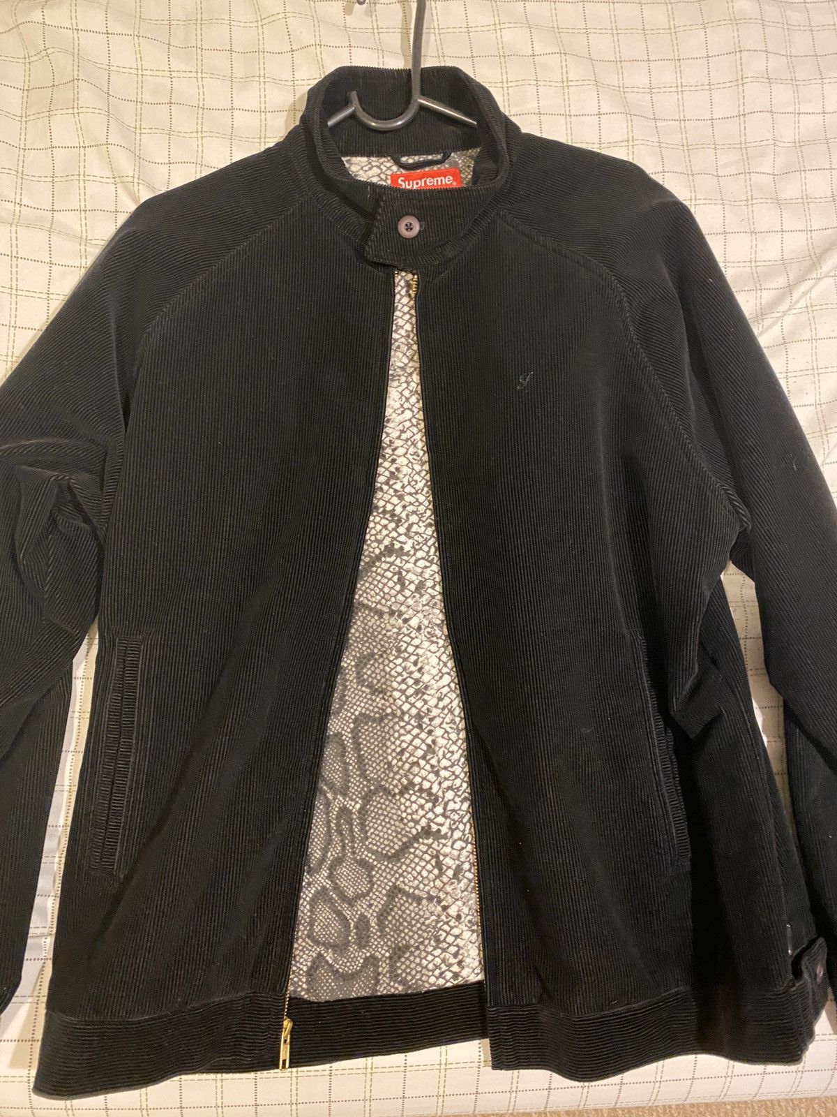 Clothing Supreme Wool Harrington Jacket Supreme Loro Piana Tiger