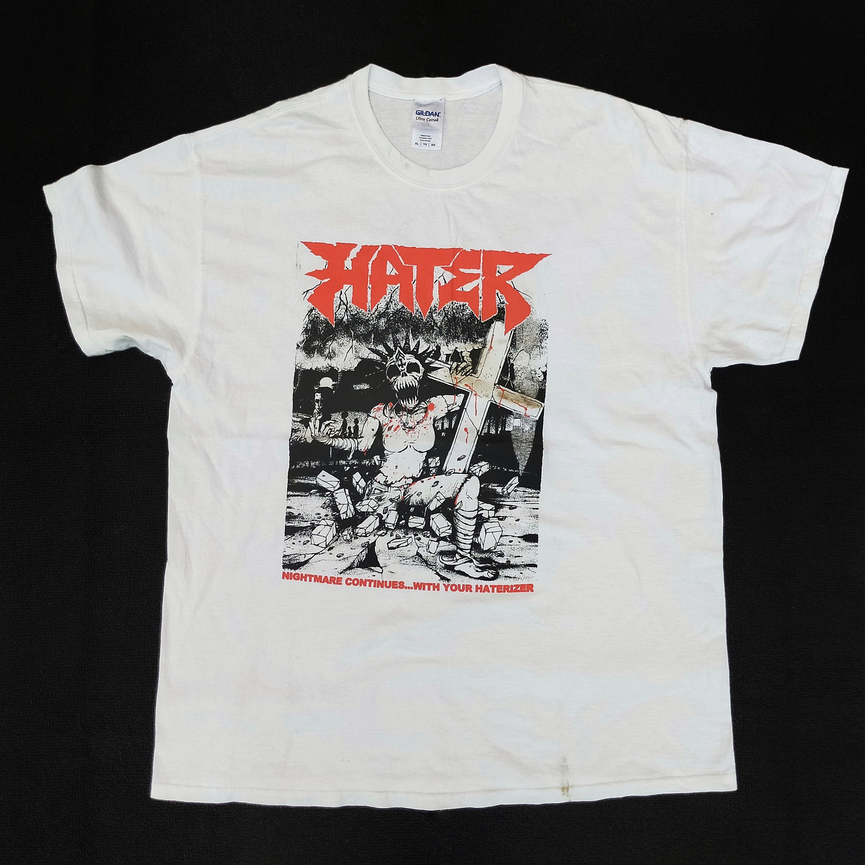 Hater Tokyo Speed Metal Thrasher band shirt