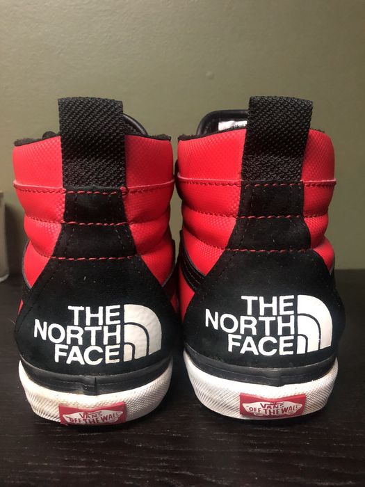 Vans The North Face x Sk8 Hi 46 MTE DX Red Grailed