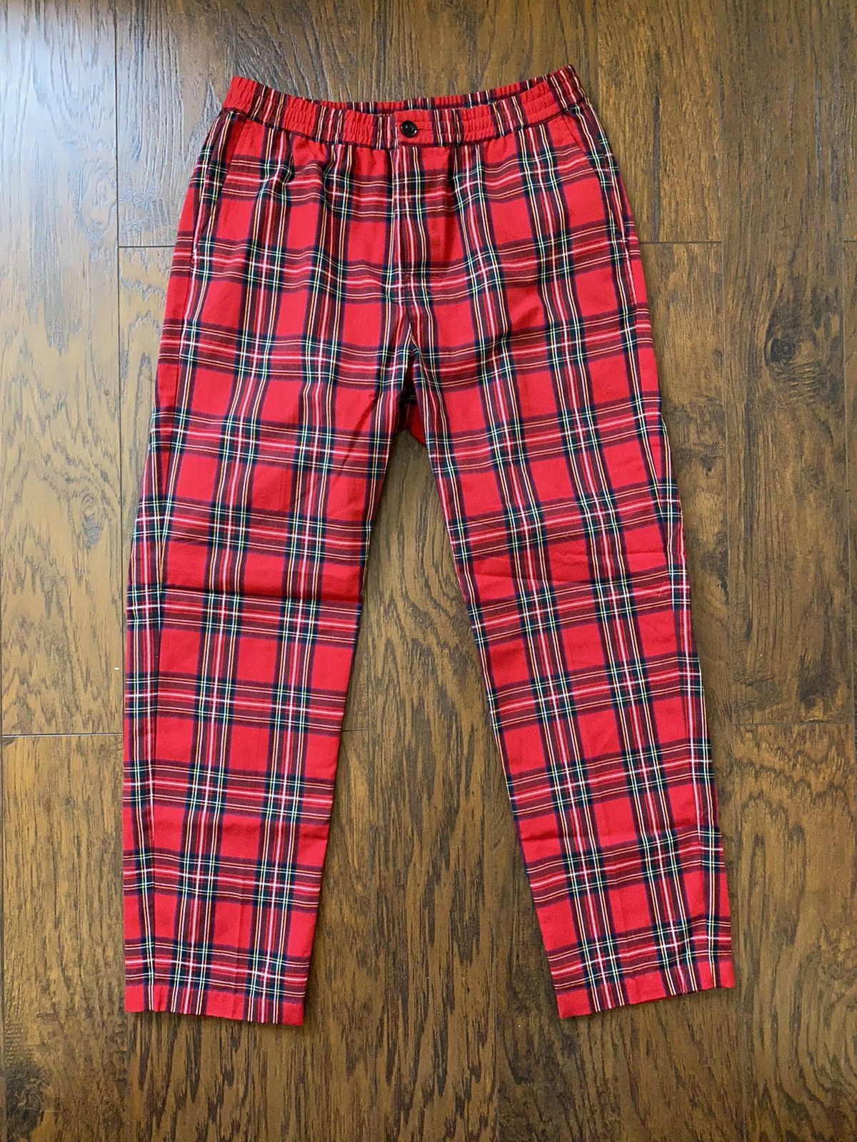 Stussy Stussy Bryan Pants Red Plaid size M | Grailed