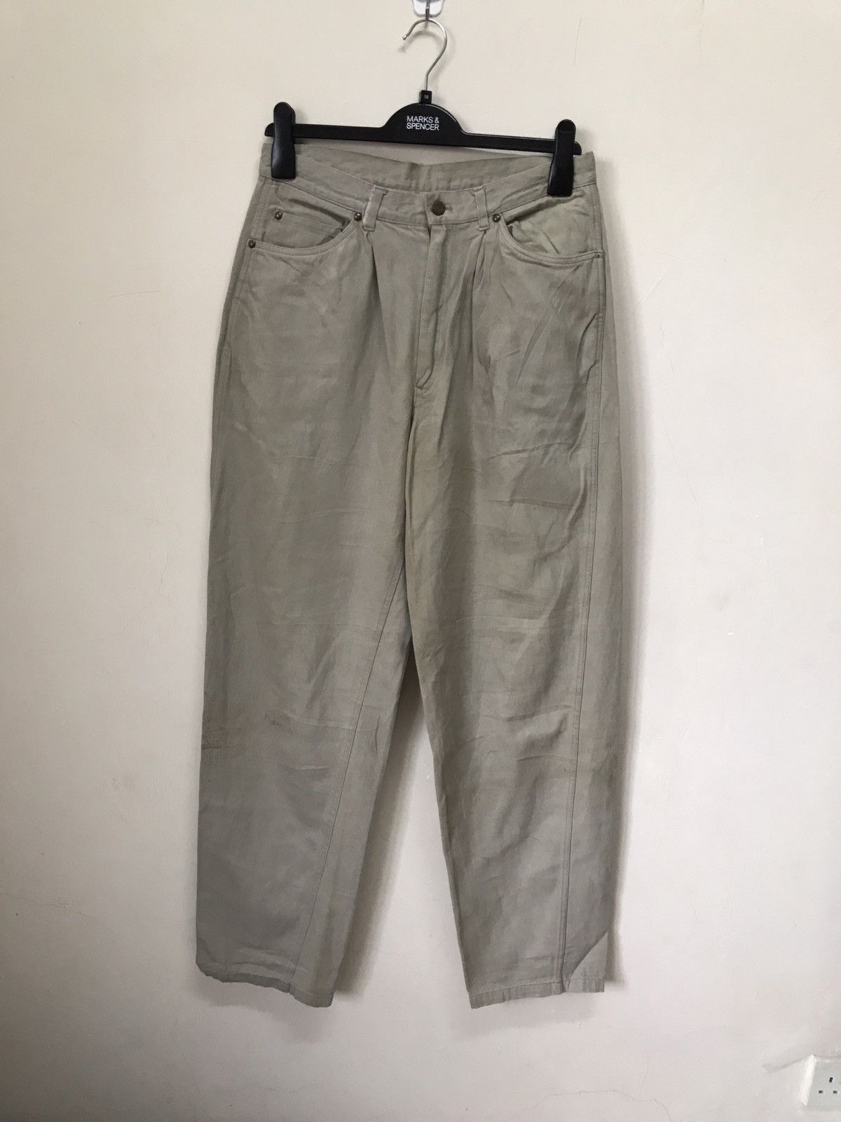 COMME DES GARÇONS HOMME PLUS CREAM PANTS RARE