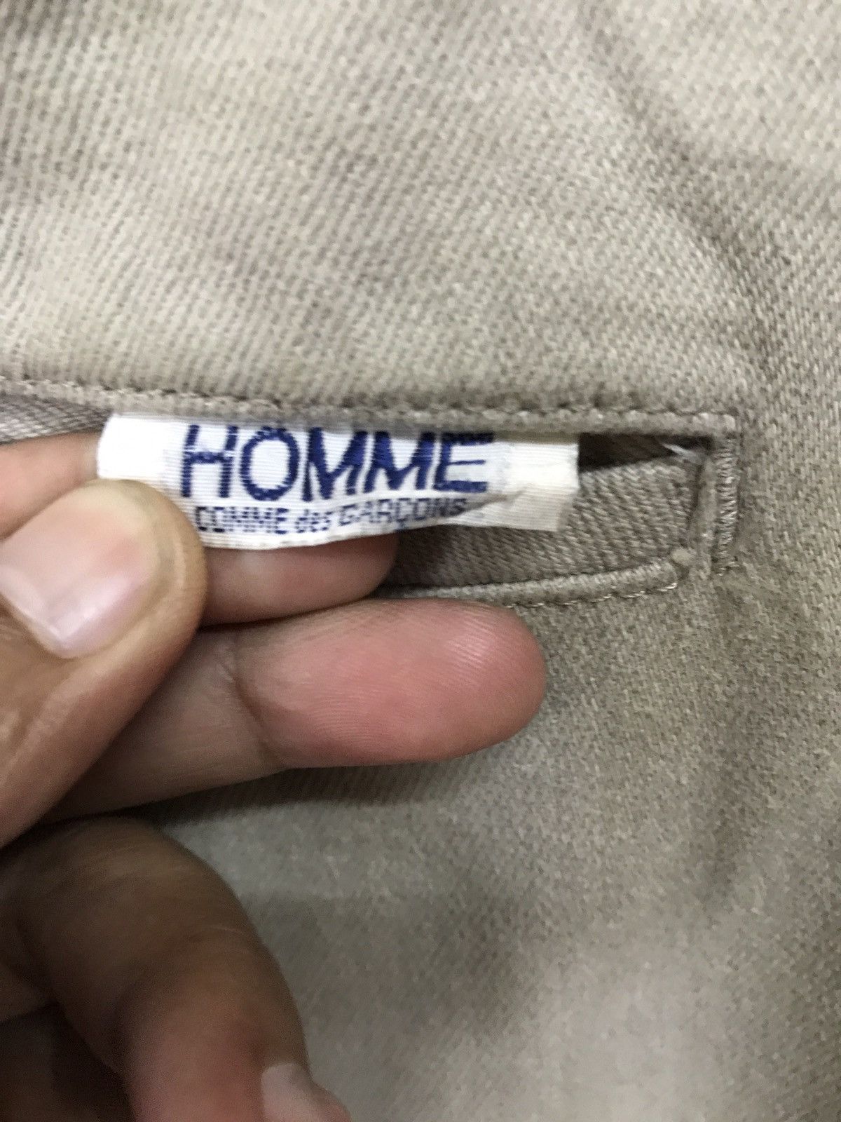 Comme des Garcons Homme Plus COMME DES GARÇONS HOMME PLUS CREAM PANTS RARE Size US 29 - 3 Thumbnail