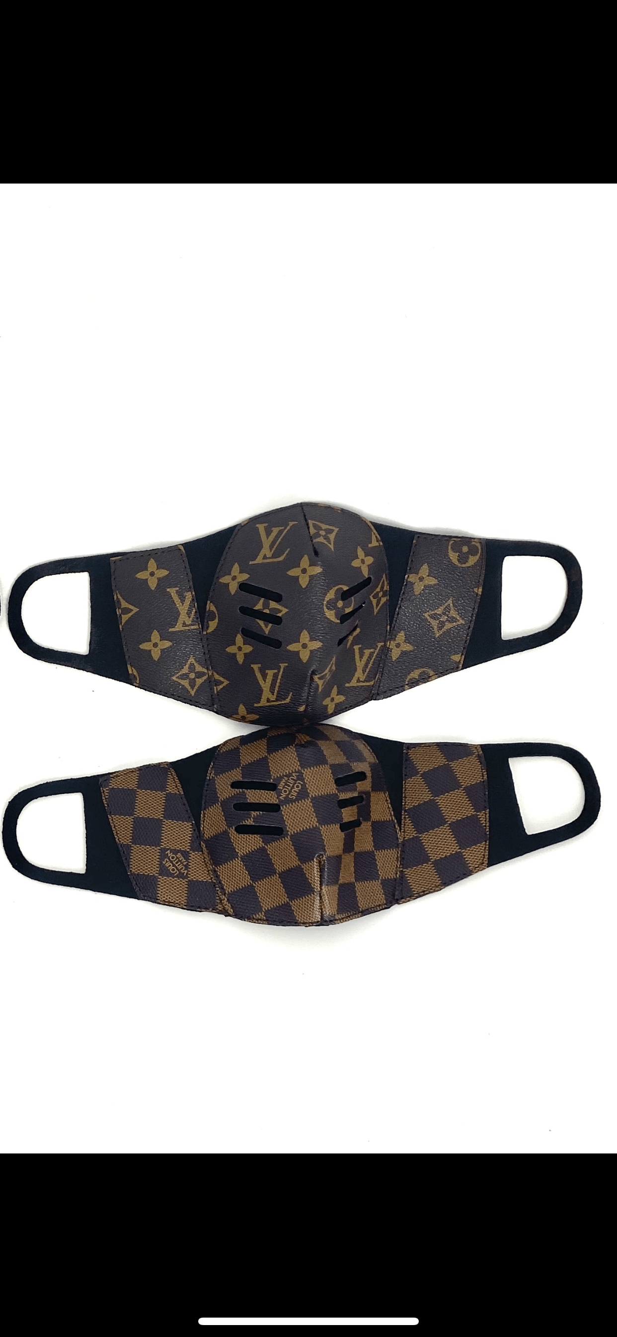 Custom Customized LV face 2 mask leather Louis Vuitton bag | Grailed