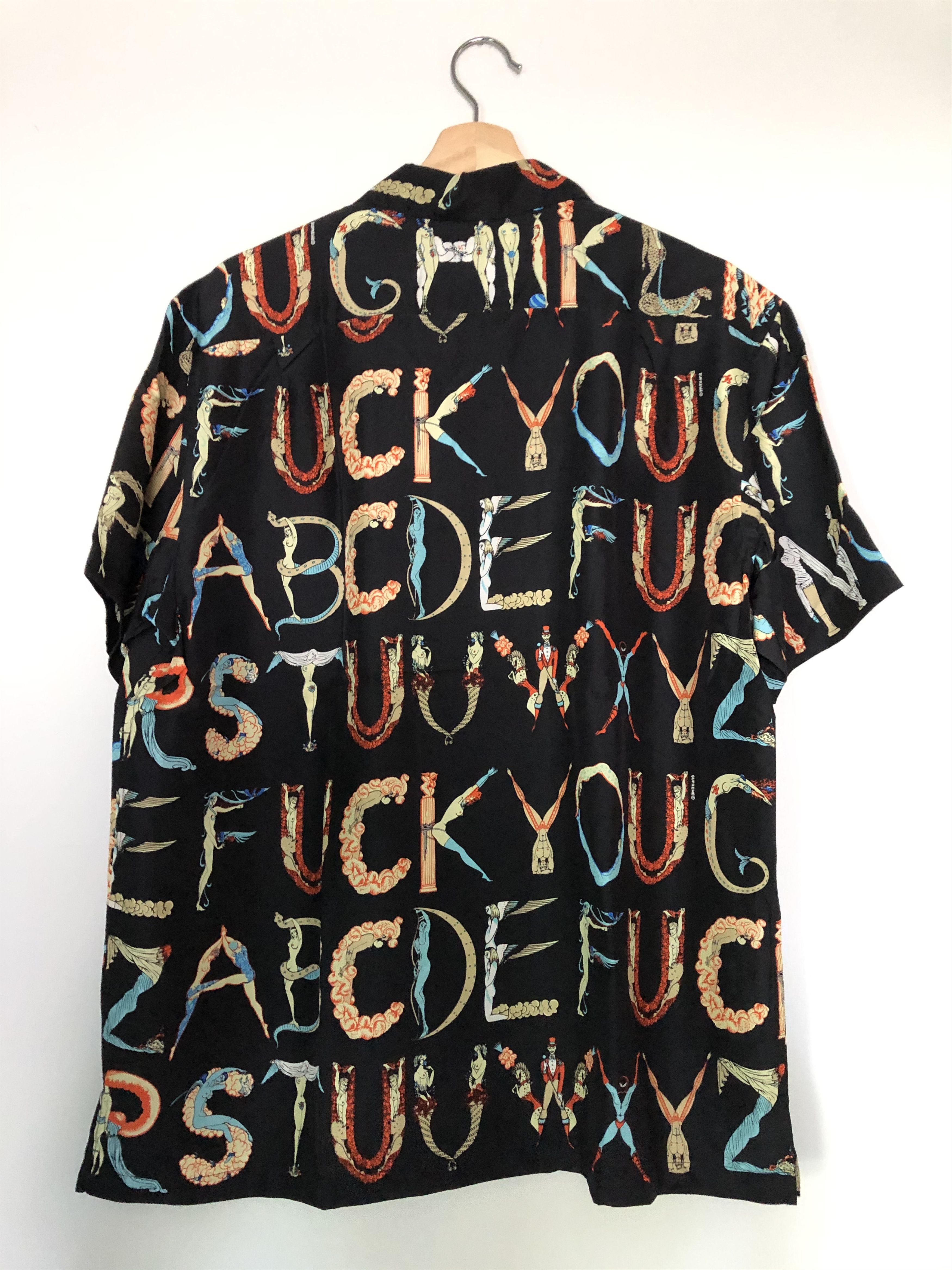 Supreme Supreme Alphabet Silk Shirt | Grailed