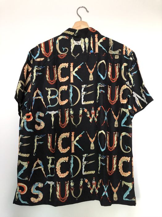 Supreme store alphabet shirt