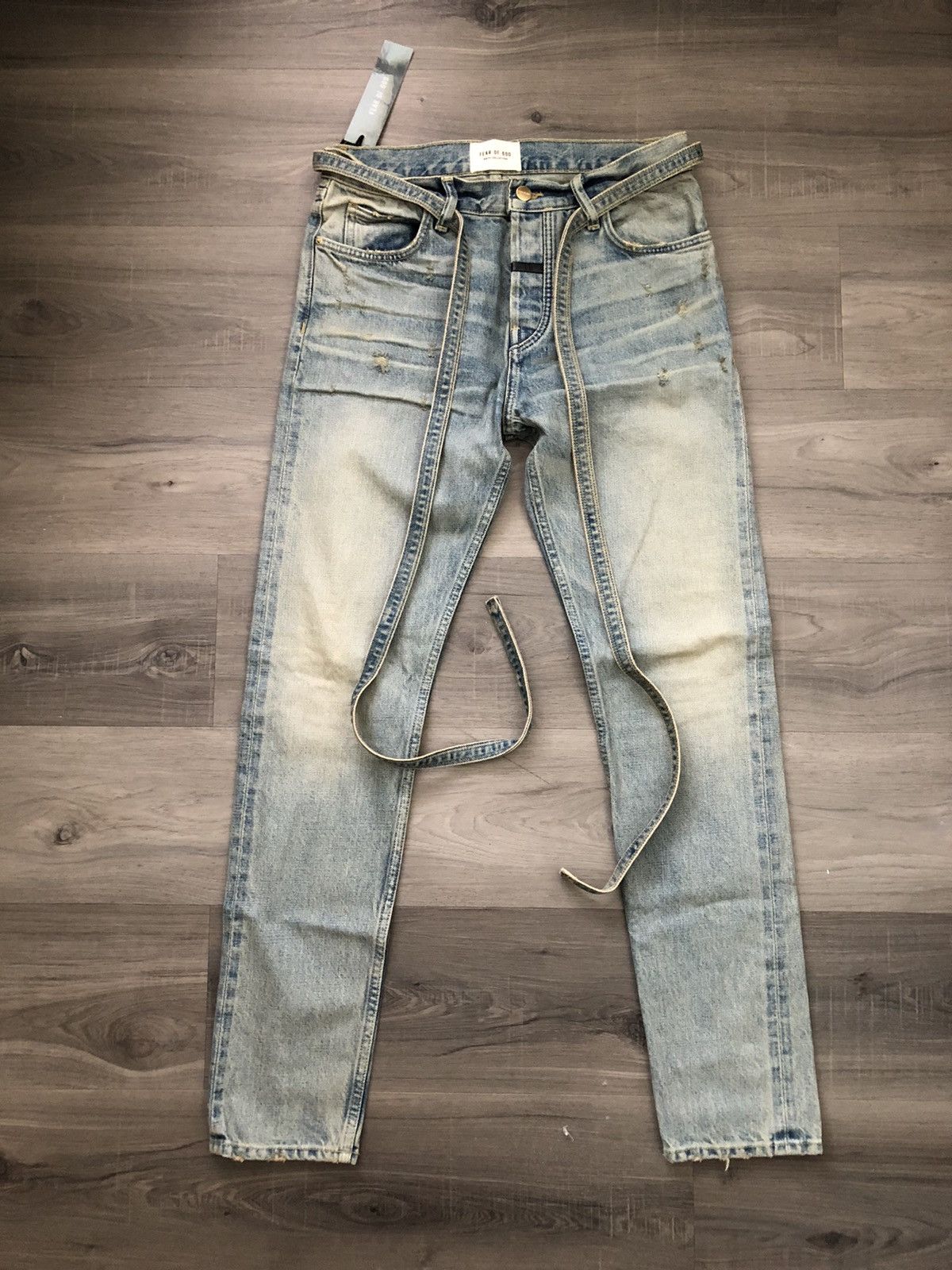 Fear of God Sixth Collection 5 Year wash Slim Jeans | Grailed