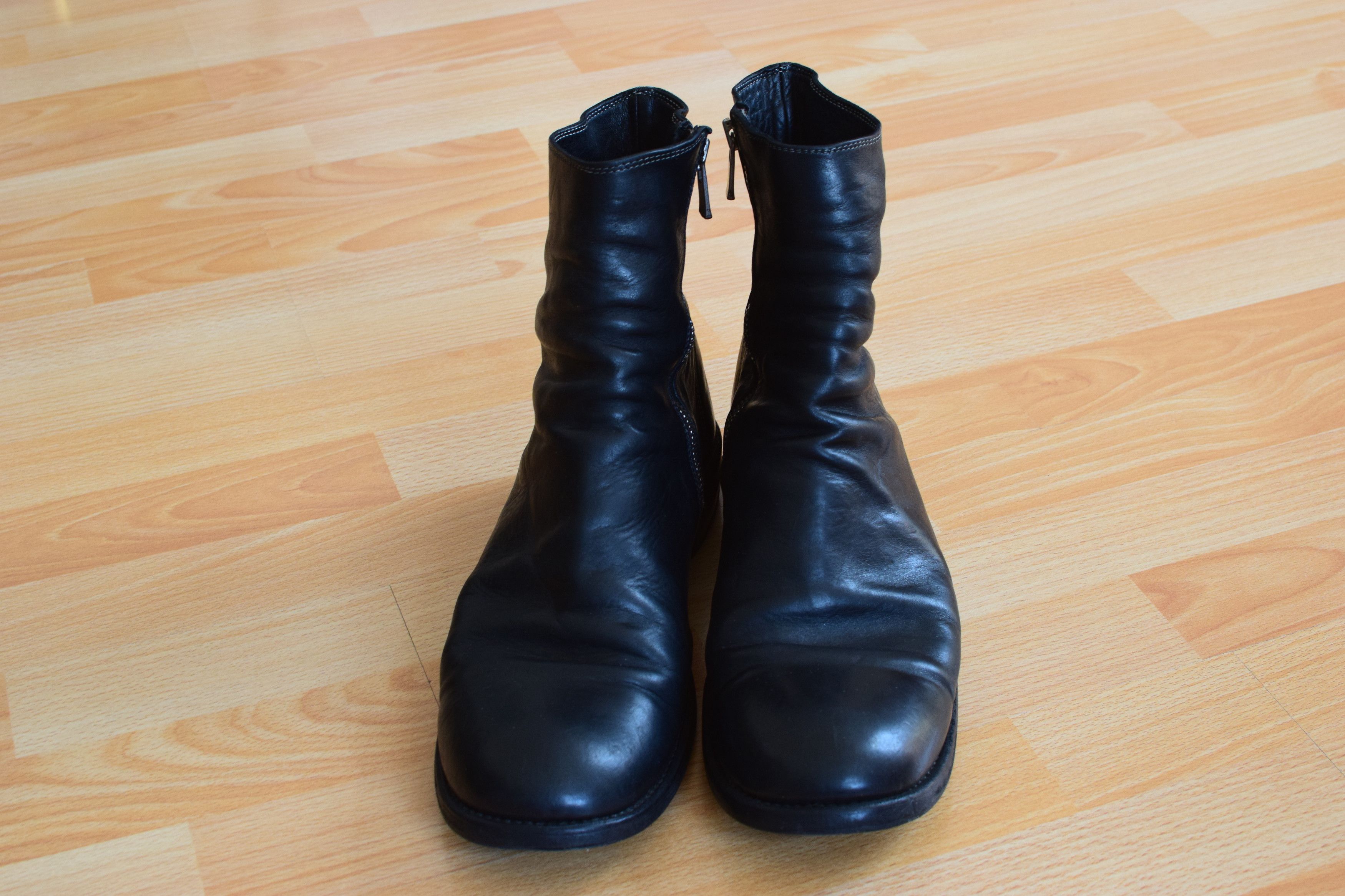 Guidi Guidi 696 Side Zip Black Leather Boots | Grailed