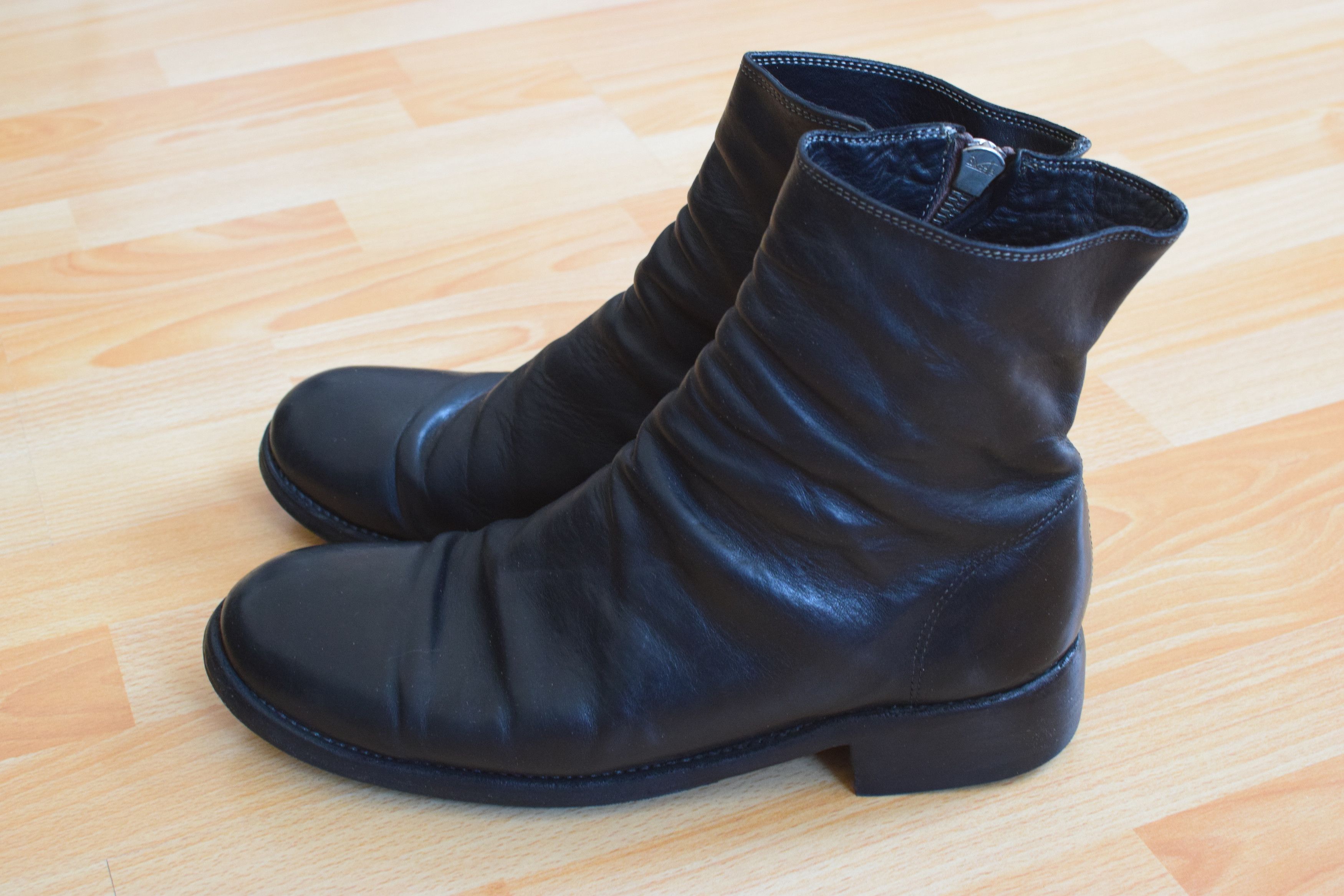 Guidi Guidi 696 Side Zip Black Leather Boots | Grailed