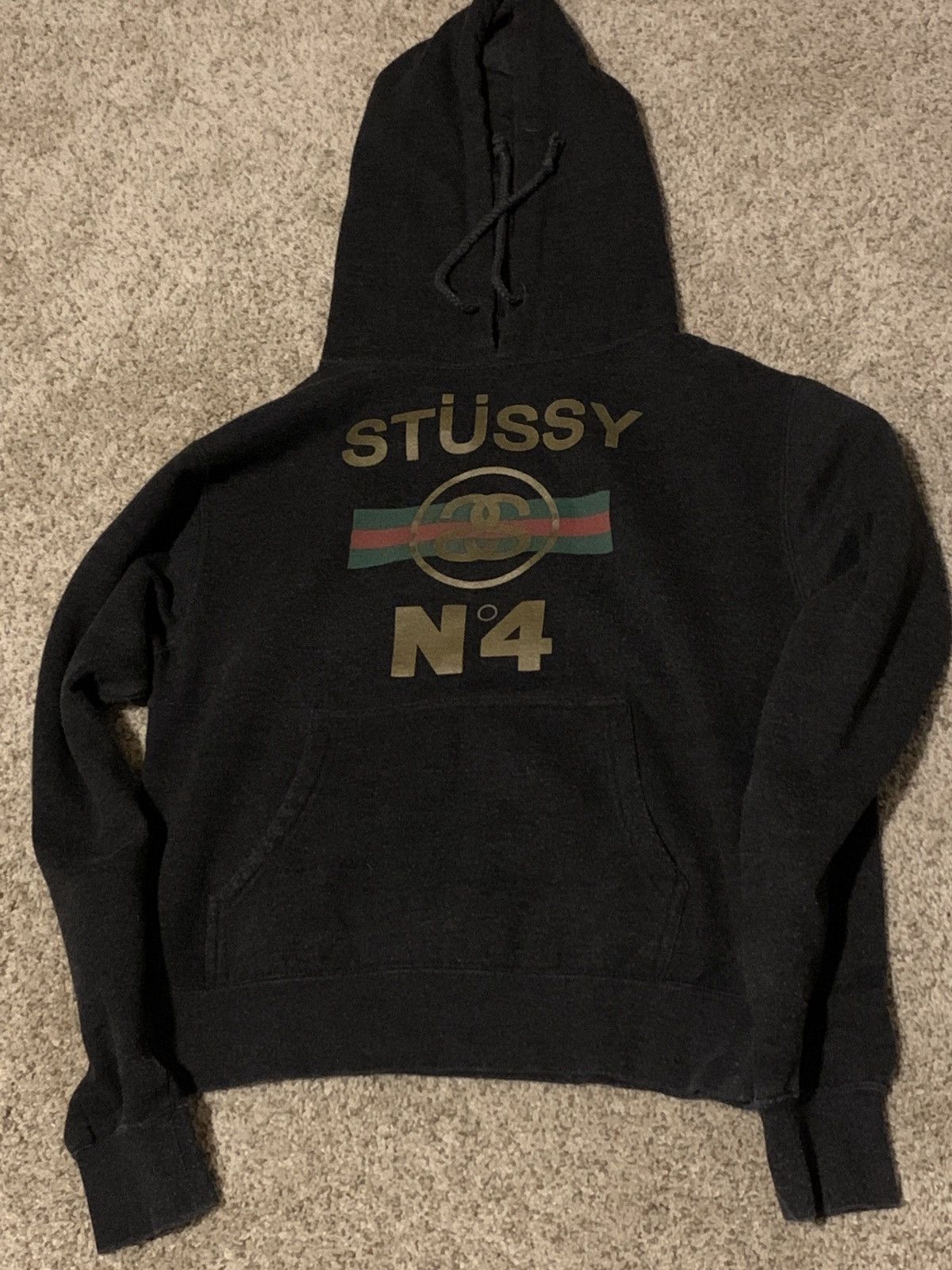 Stussy Stussy N4 bootleg Gucci hoodie Grailed