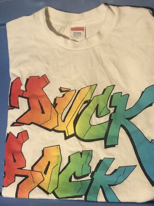 Supreme Supreme Malcolm McLaren Duck Rock Tee White Bogo | Grailed