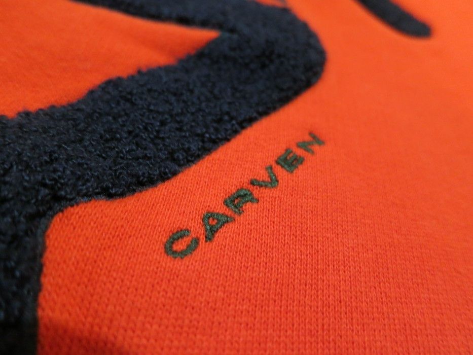 Carven × Designer Rare Carven skateboard crewneck sweater red / black Size US S / EU 44-46 / 1 - 4 Thumbnail