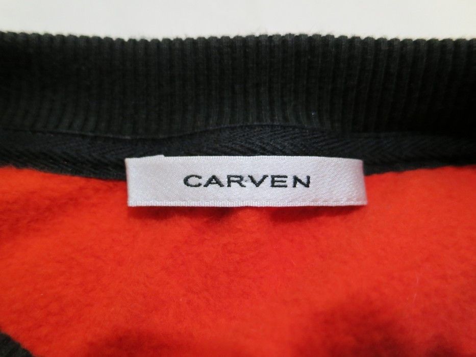 Carven × Designer Rare Carven skateboard crewneck sweater red / black Size US S / EU 44-46 / 1 - 5 Thumbnail