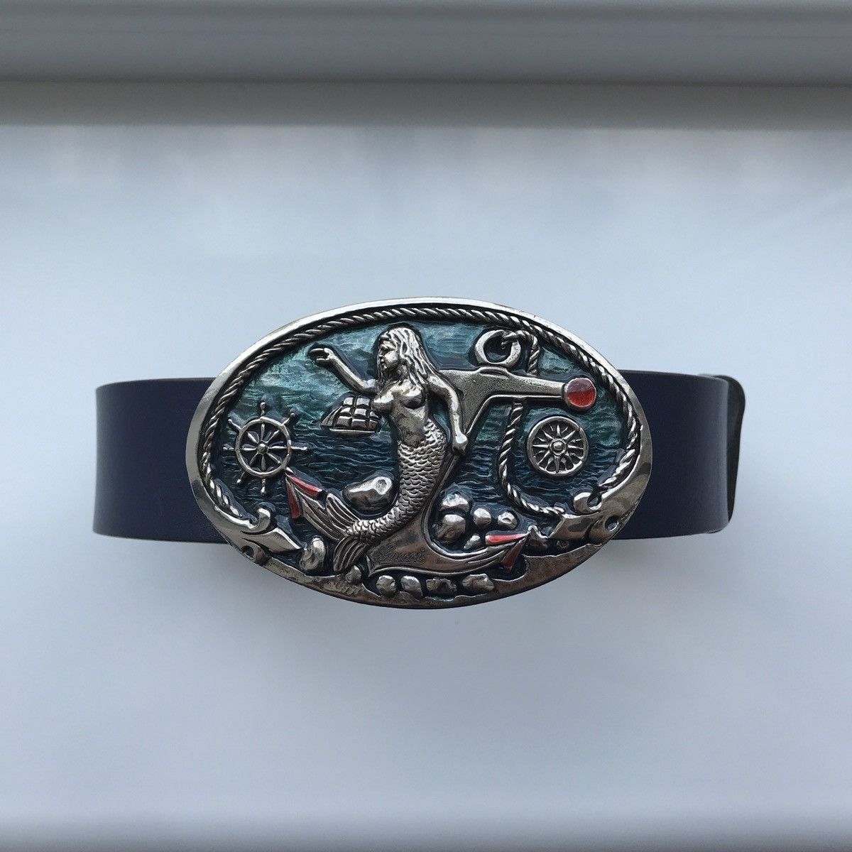 Outlet Gucci Belt Buckle Mermaid