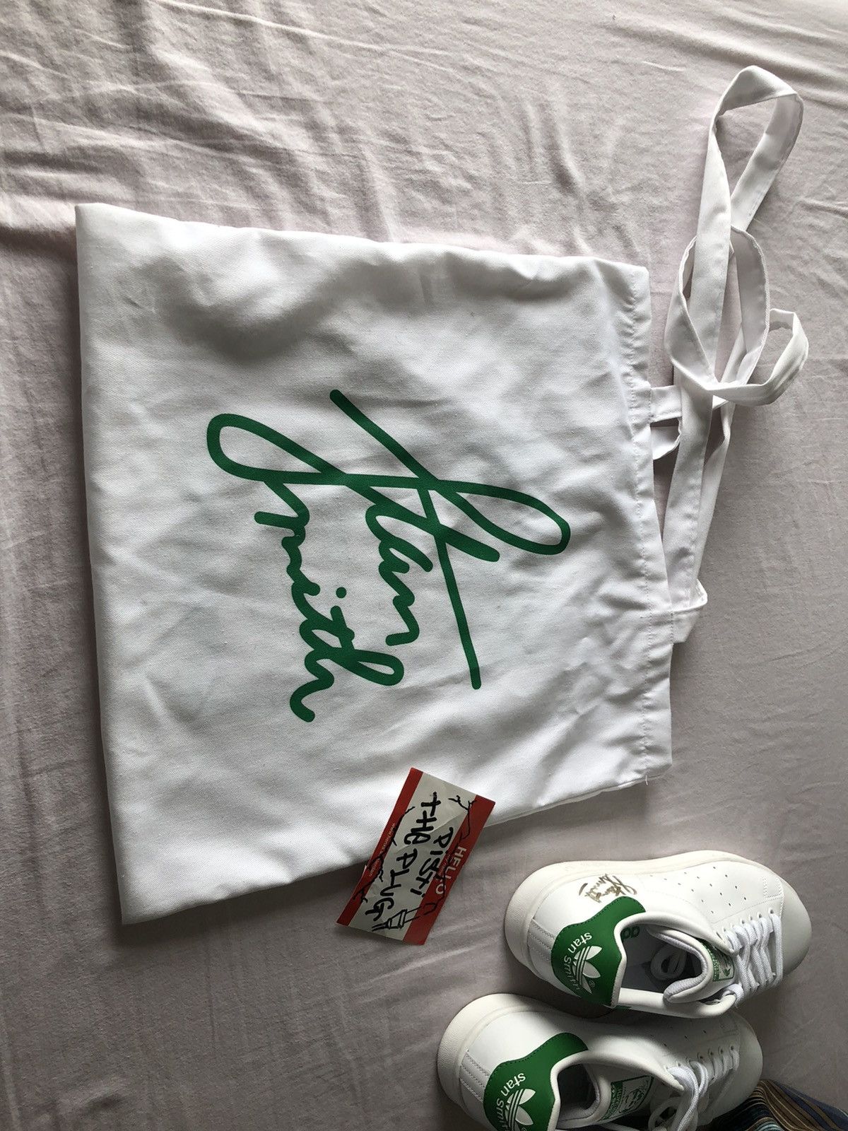 Adidas Adidas x Stan Smith SIGNED Shoes Size US 9 / EU 42 - 8 Thumbnail
