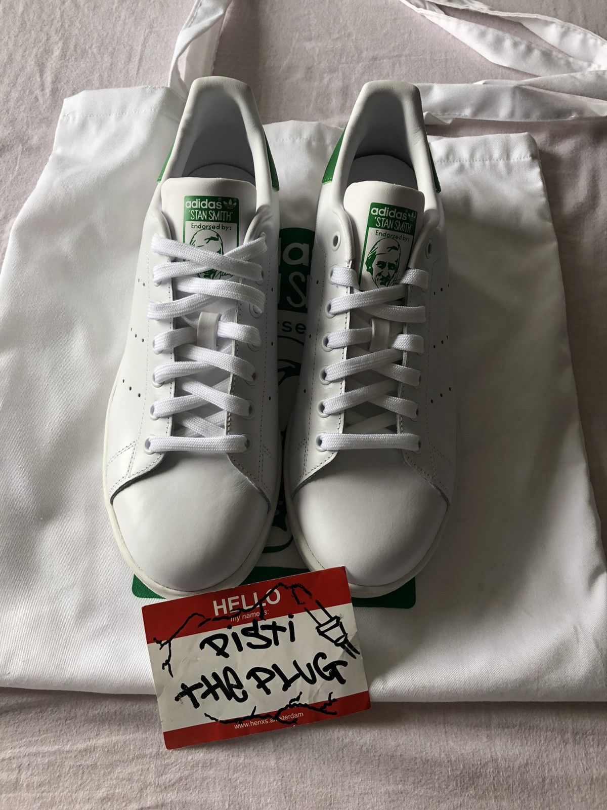 Adidas Adidas x Stan Smith SIGNED Shoes Size US 9 / EU 42 - 3 Thumbnail