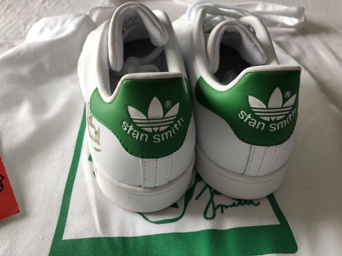 Adidas Adidas x Stan Smith SIGNED Shoes Size US 9 / EU 42 - 5 Thumbnail