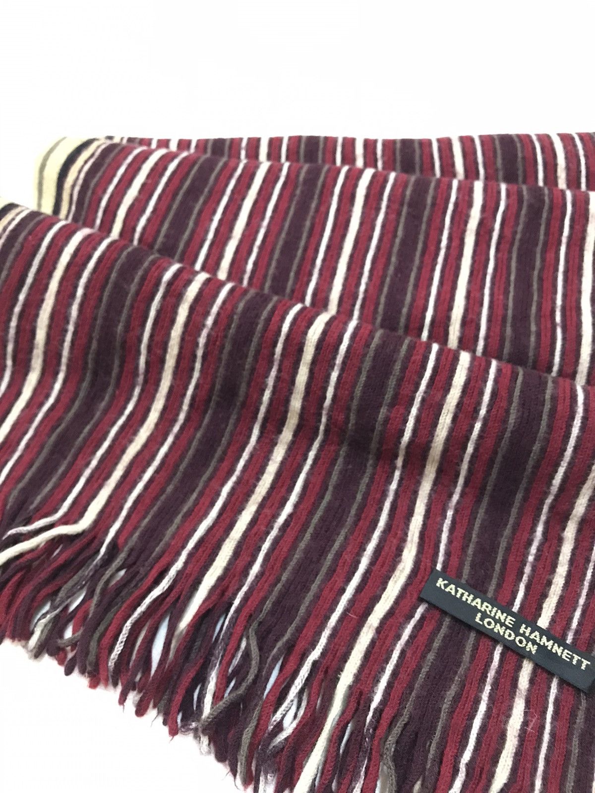 Katharine Hamnett London × Other KATHARINE HAMNETT LONDON WOOL SCARF STRIPED Size ONE SIZE - 4 Thumbnail