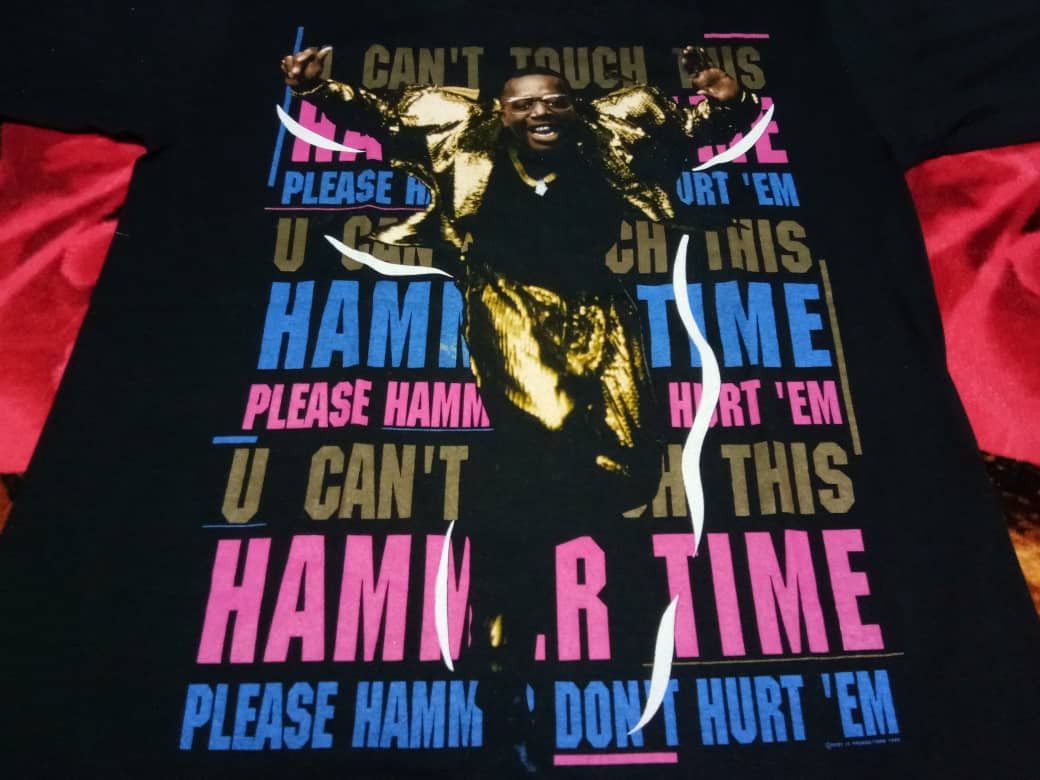 Vintage Mc Hammer hip hop singer t shirt