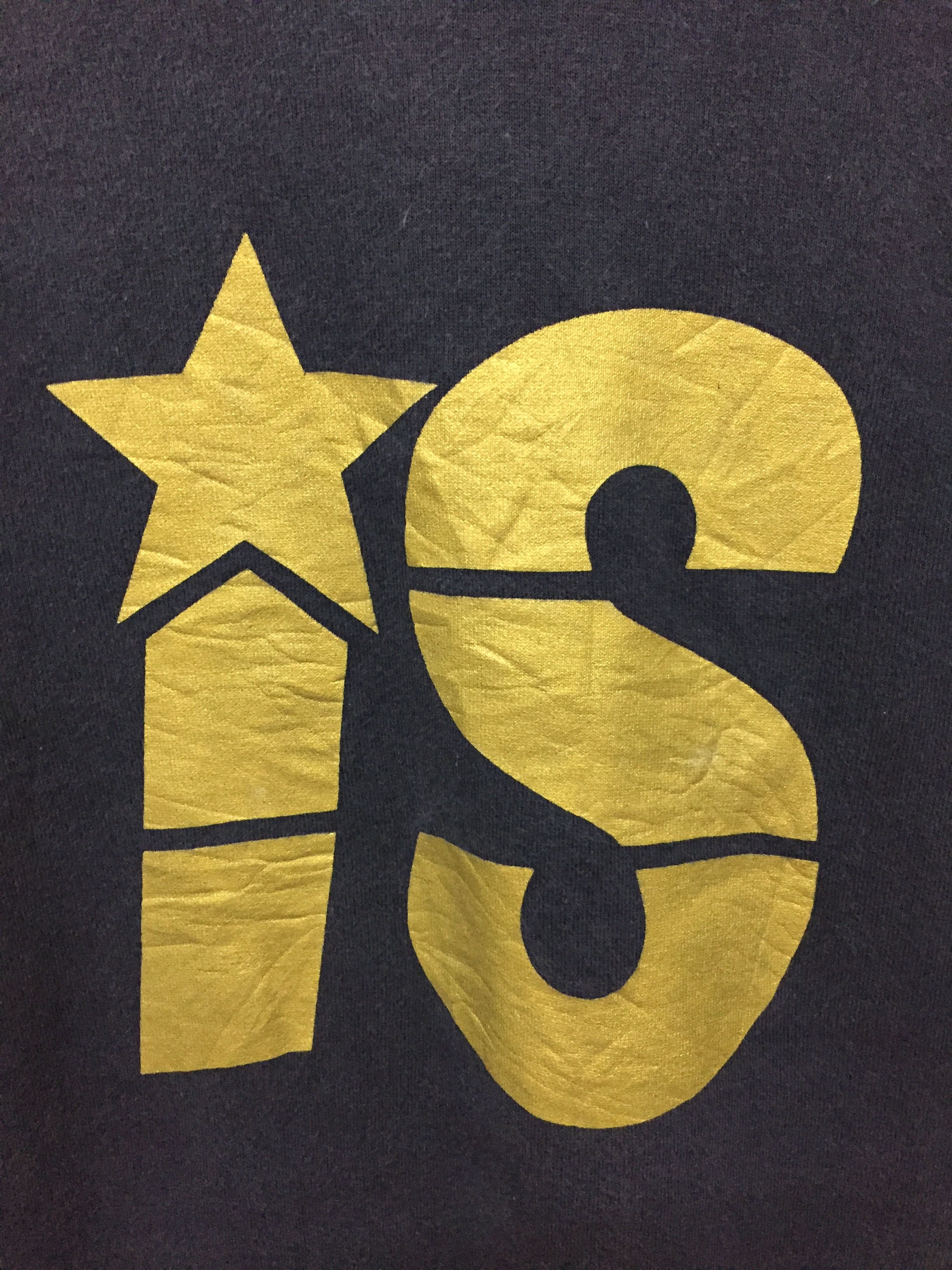 1990s I.S. Gold star logo sweatshirt