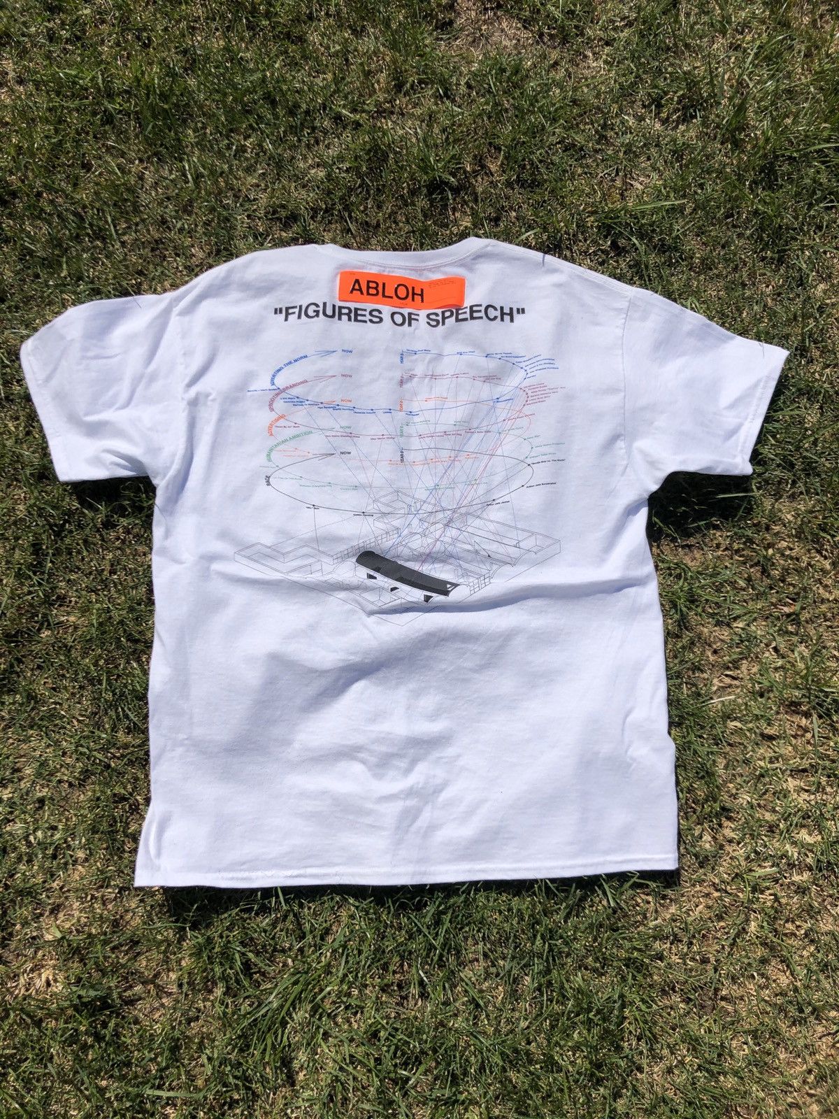 Virgil Abloh MCA 'Figures Of Speech' Graphic Print T-Shirt - White  T-Shirts, Clothing - WVAIH20778