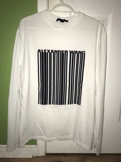 Alexander wang hot sale barcode sweatshirt