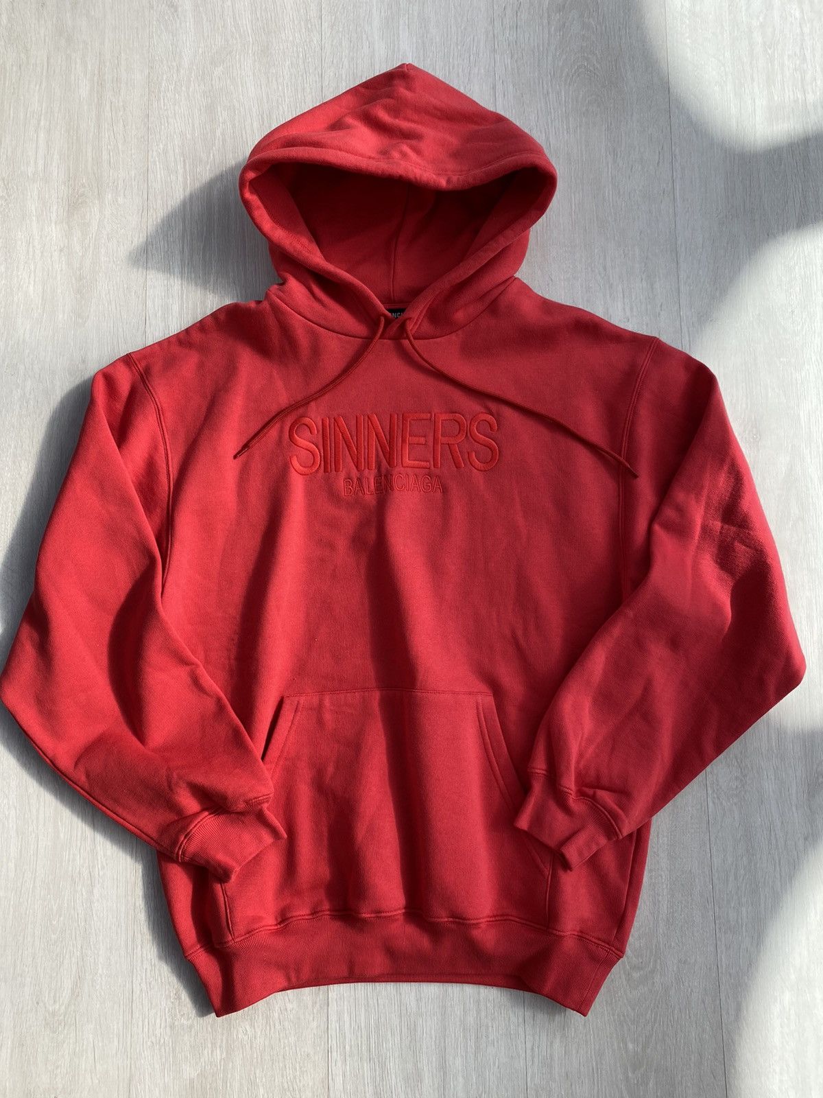 Balenciaga sinners hoodie price hotsell