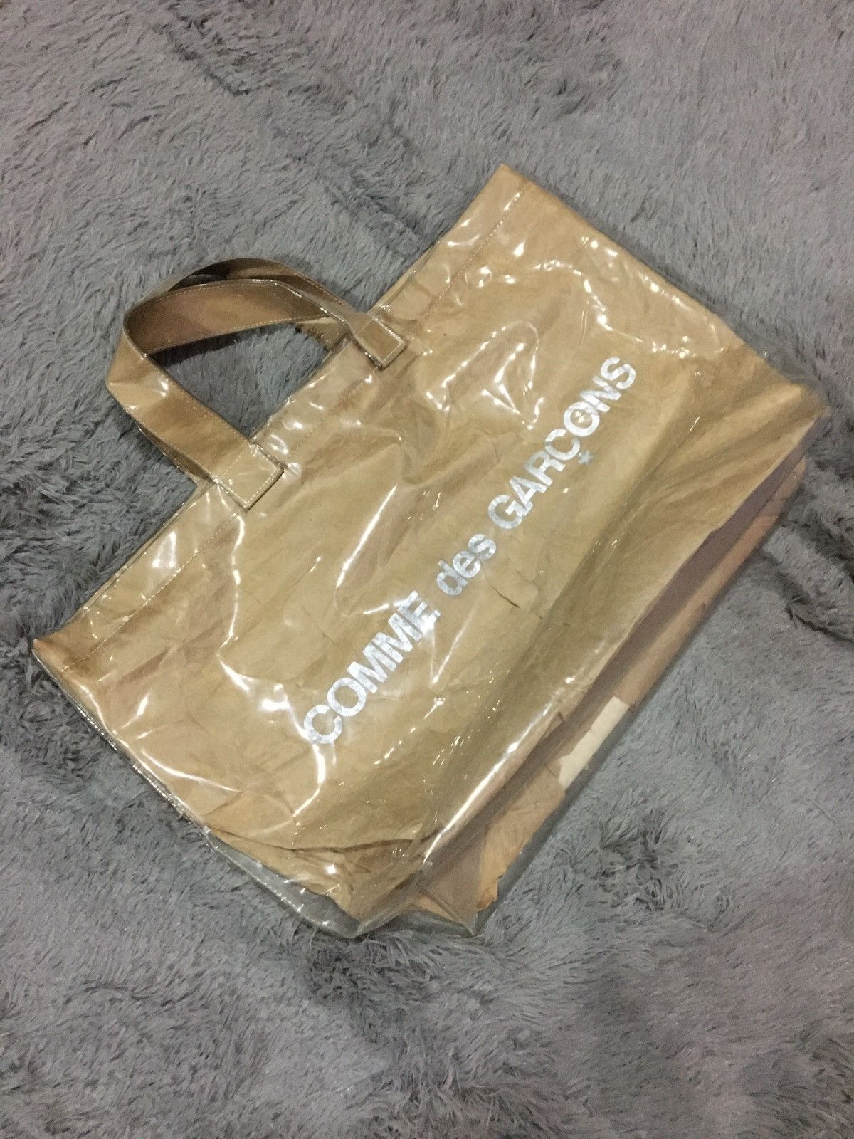 Comme des Garcons PVC Paper Tote bag