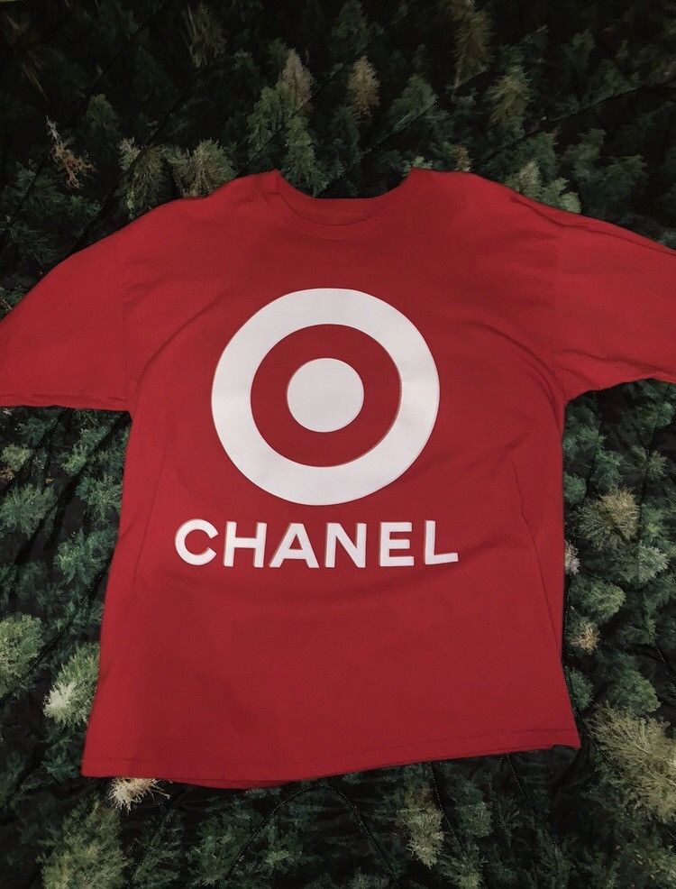 Vintage Chanel target logo switch t shirt awge playboi carti cdg | Grailed