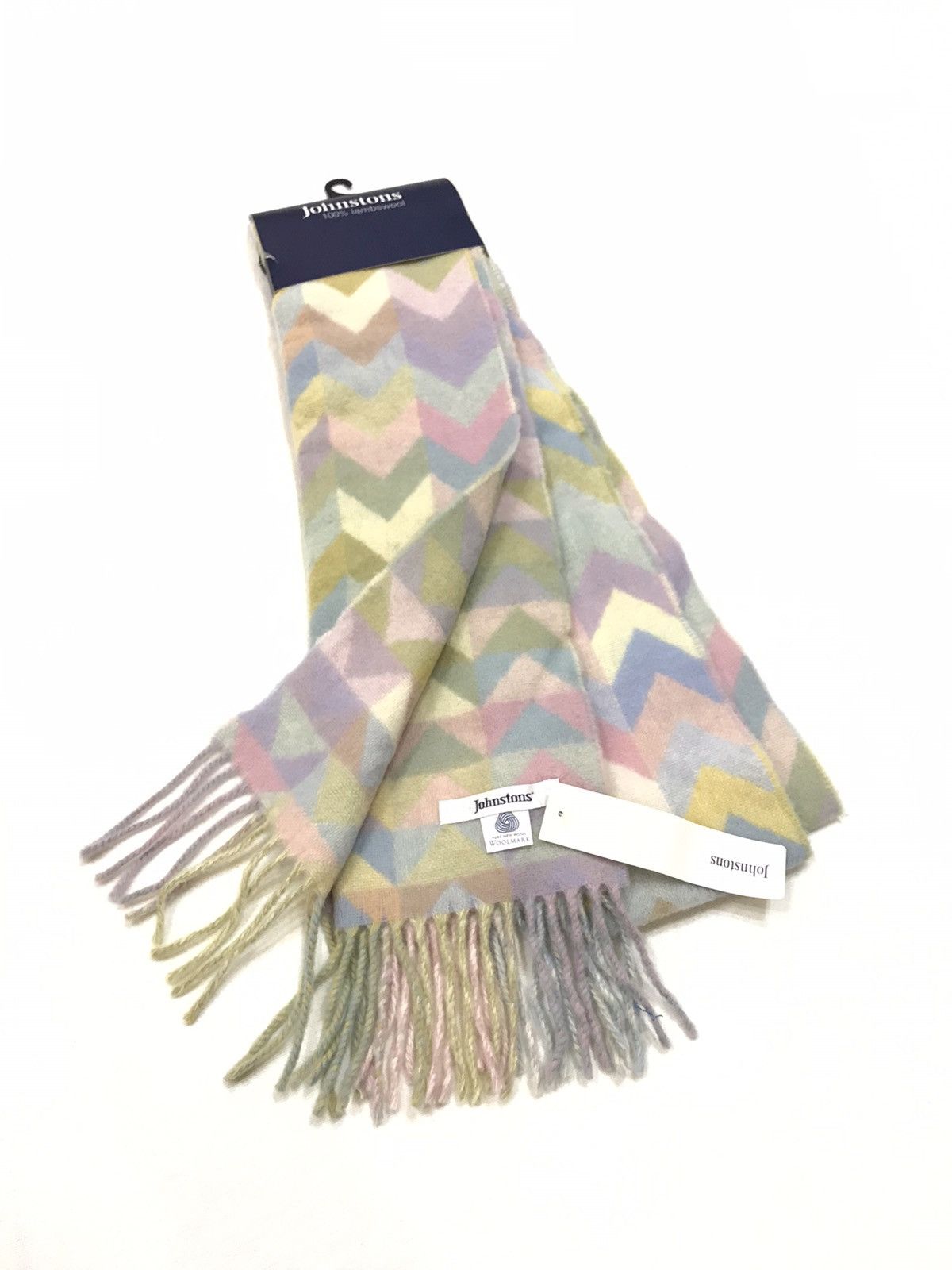 Johnstons Of Elgin NOS JOHNSTONS LAMBWOOL SCARF MUFFLER Size ONE SIZE - 1 Thumbnail